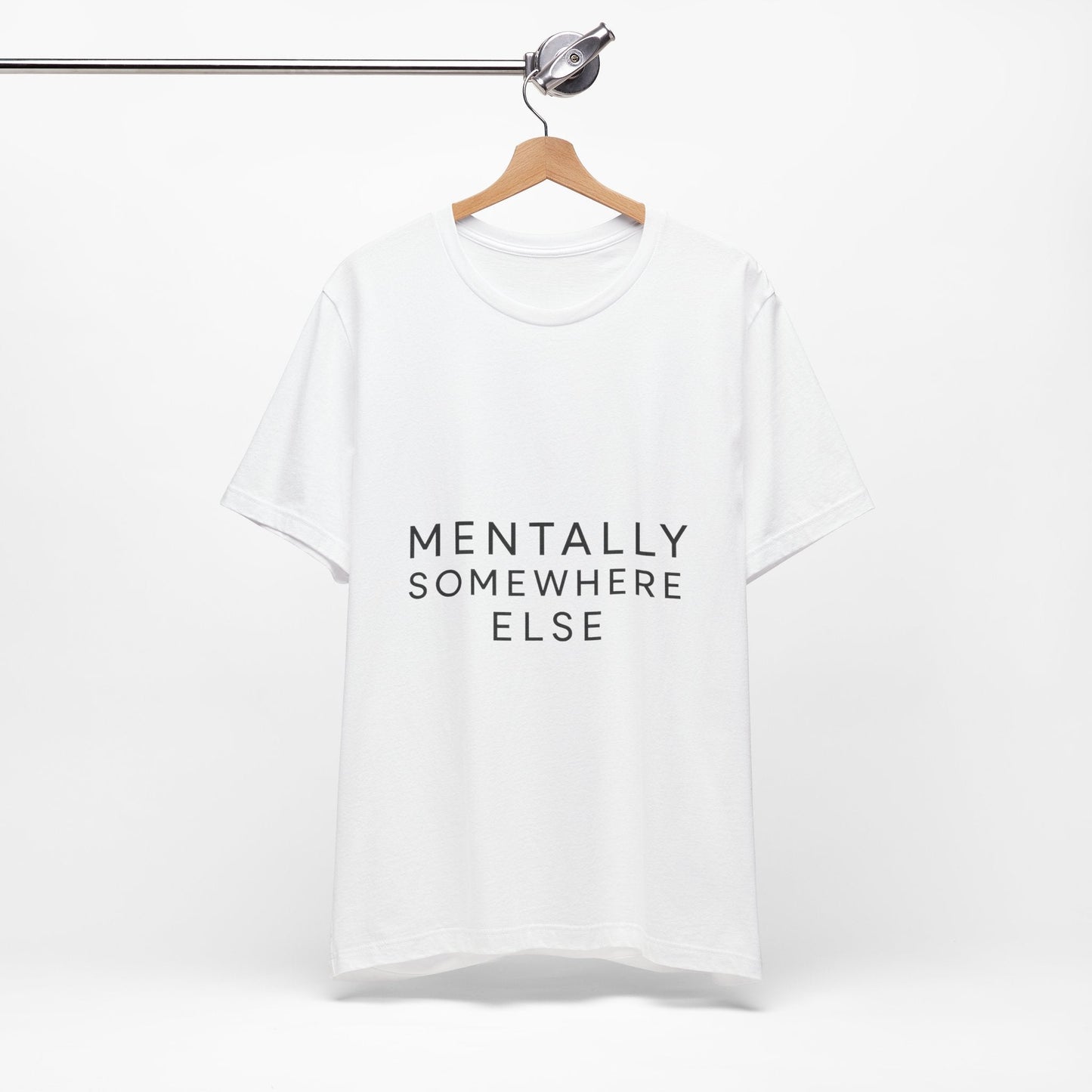 Mentally Somewhere Else Tee | Unisex Jersey Short Sleeve Tee for Everyday Comfort, Casual Wear, Gift Idea, Relaxed Style, Mindfulness [...] - The Buy Boom