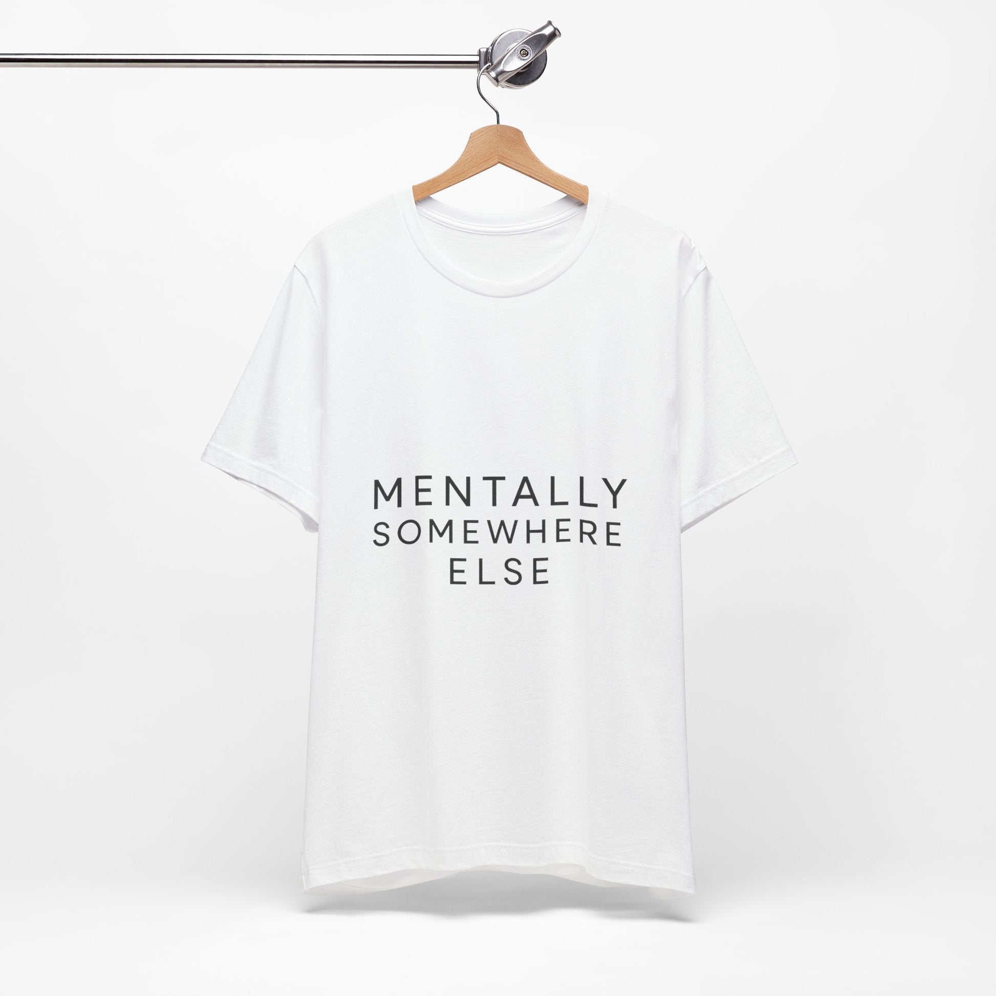 Mentally Somewhere Else Tee | Unisex Jersey Short Sleeve Tee for Everyday Comfort, Casual Wear, Gift Idea, Relaxed Style, Mindfulness [...] - The Buy Boom