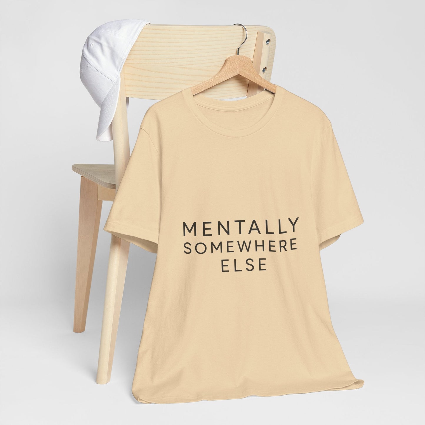 Mentally Somewhere Else Tee | Unisex Jersey Short Sleeve Tee for Everyday Comfort, Casual Wear, Gift Idea, Relaxed Style, Mindfulness [...] - The Buy Boom