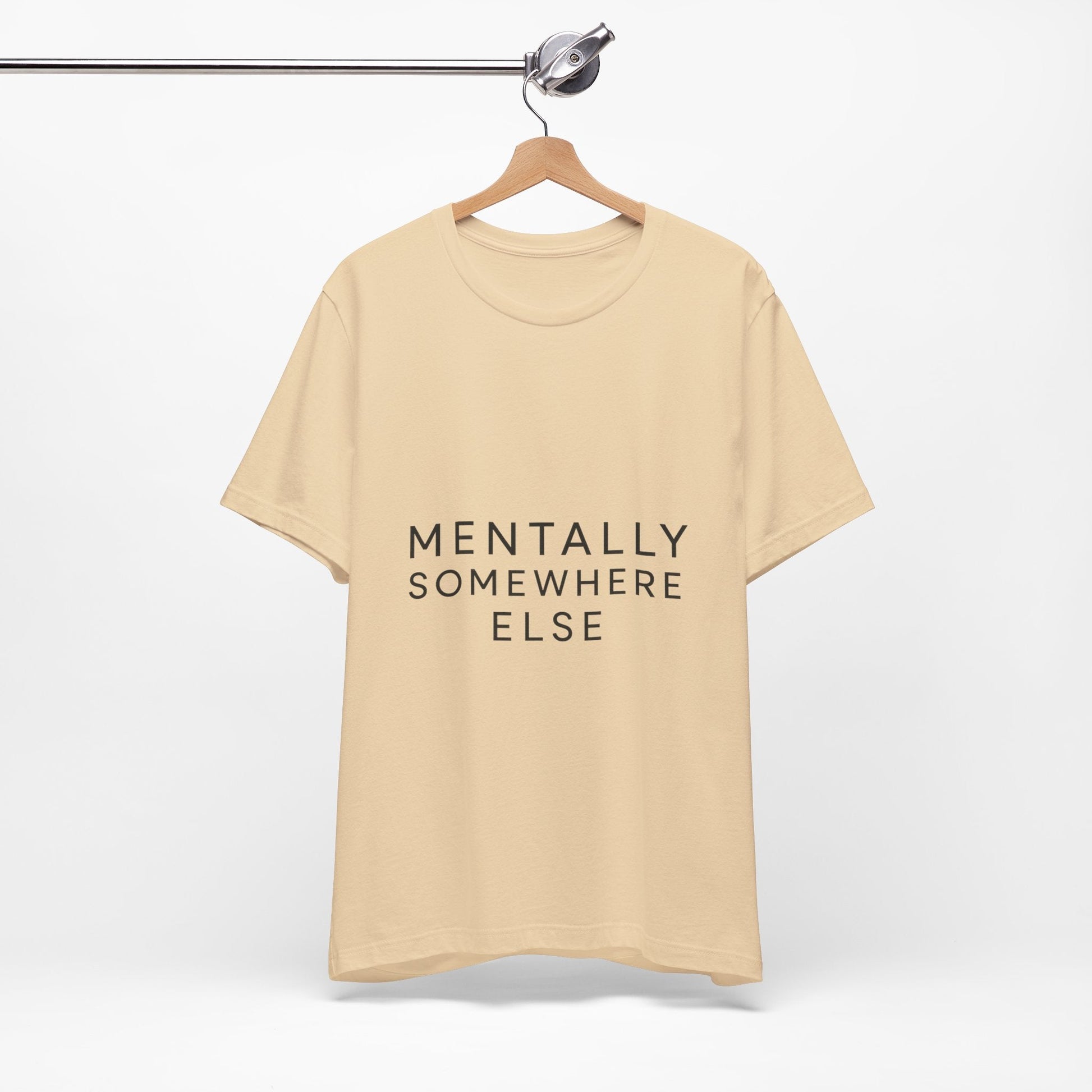 Mentally Somewhere Else Tee | Unisex Jersey Short Sleeve Tee for Everyday Comfort, Casual Wear, Gift Idea, Relaxed Style, Mindfulness [...] - The Buy Boom