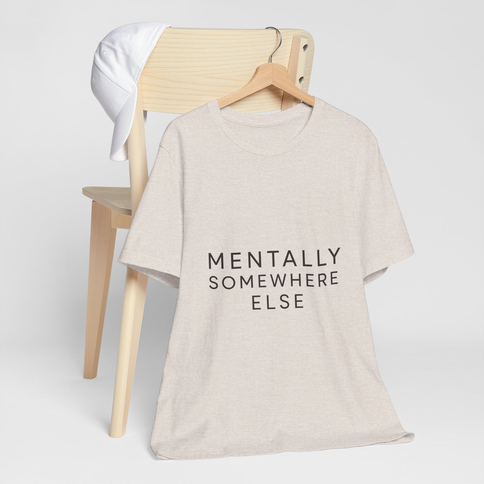 Mentally Somewhere Else Tee | Unisex Jersey Short Sleeve Tee for Everyday Comfort, Casual Wear, Gift Idea, Relaxed Style, Mindfulness [...] - The Buy Boom