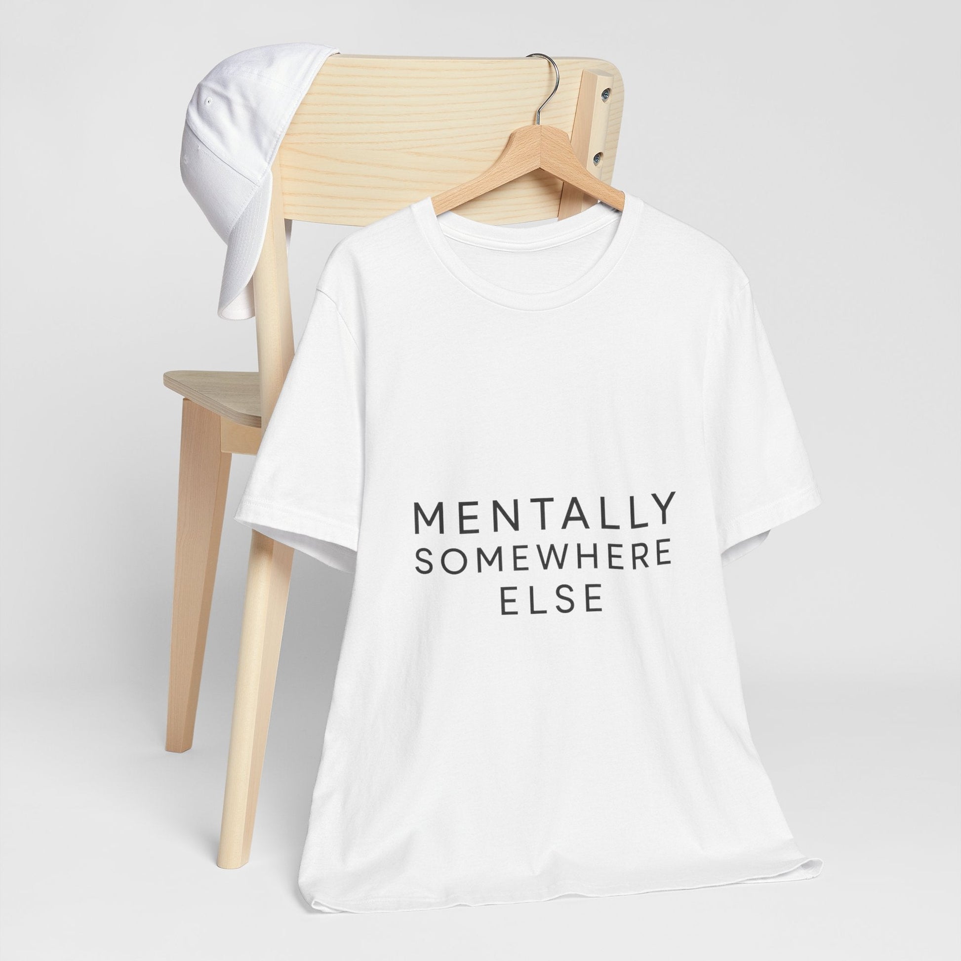 Mentally Somewhere Else Tee | Unisex Jersey Short Sleeve Tee for Everyday Comfort, Casual Wear, Gift Idea, Relaxed Style, Mindfulness [...] - The Buy Boom