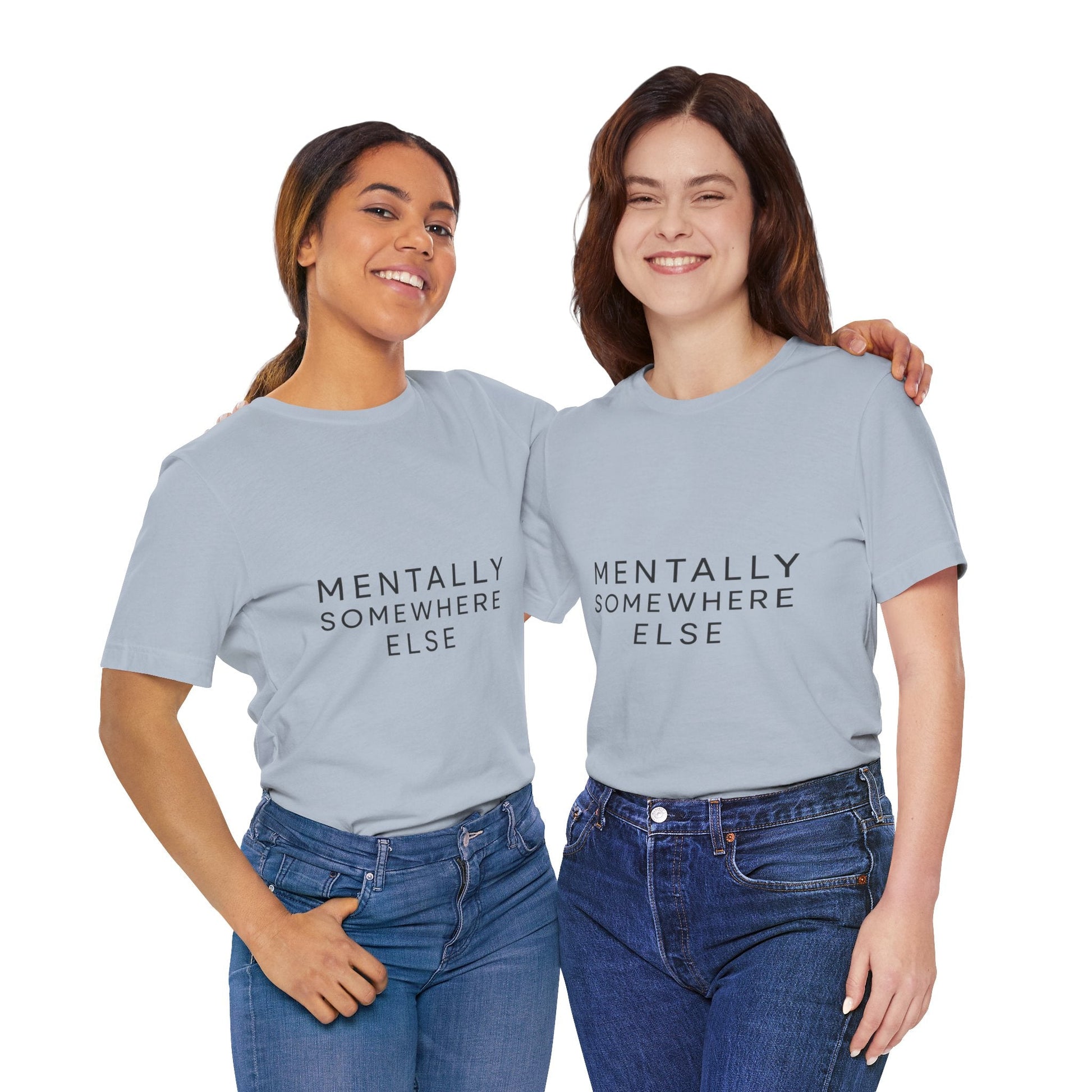 Mentally Somewhere Else Tee | Unisex Jersey Short Sleeve Tee for Everyday Comfort, Casual Wear, Gift Idea, Relaxed Style, Mindfulness [...] - The Buy Boom