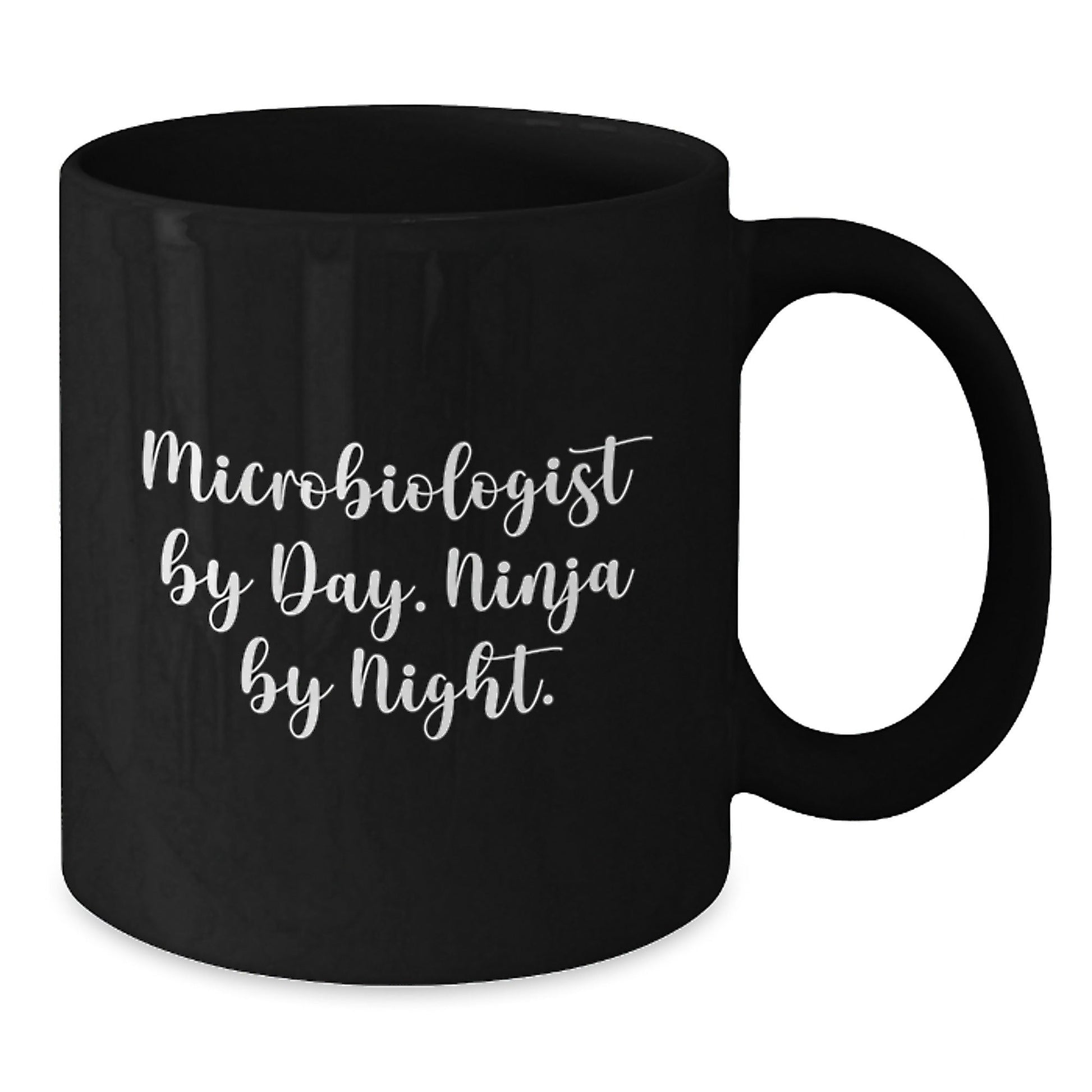 Microbiologist By Day, Ninja By Night Gifts from Family to Microbiologist, Funny Black Coffee Mug for Graduation, Unique Gifts for Men - The Buy Boom