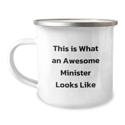 Minister Gifts, Funny Quote, Camping Mugs for Graduation, Gifts from Men to Minister, Awesome Minister Look, Permanently Printed - The Buy Boom