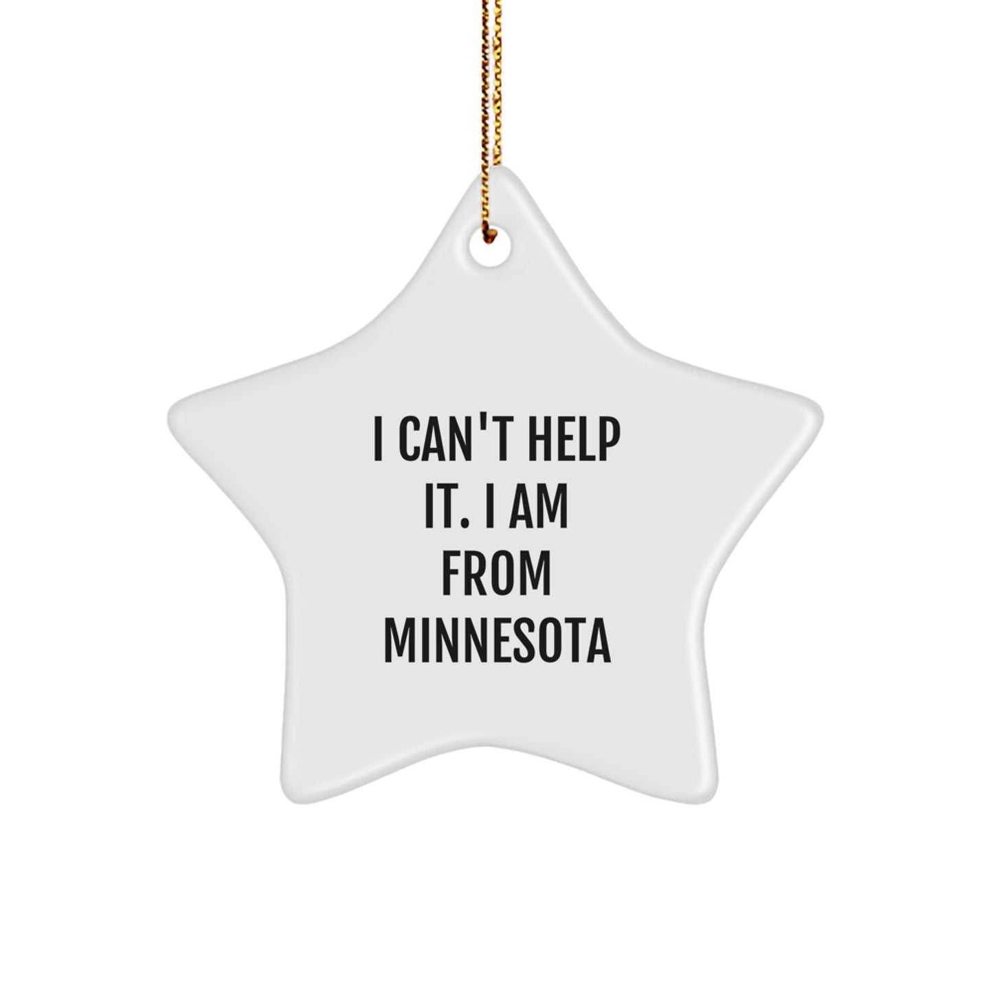Minnesota Star Ornament Funny Quote Gifts from Friends and Family for Christmas - The Buy Boom