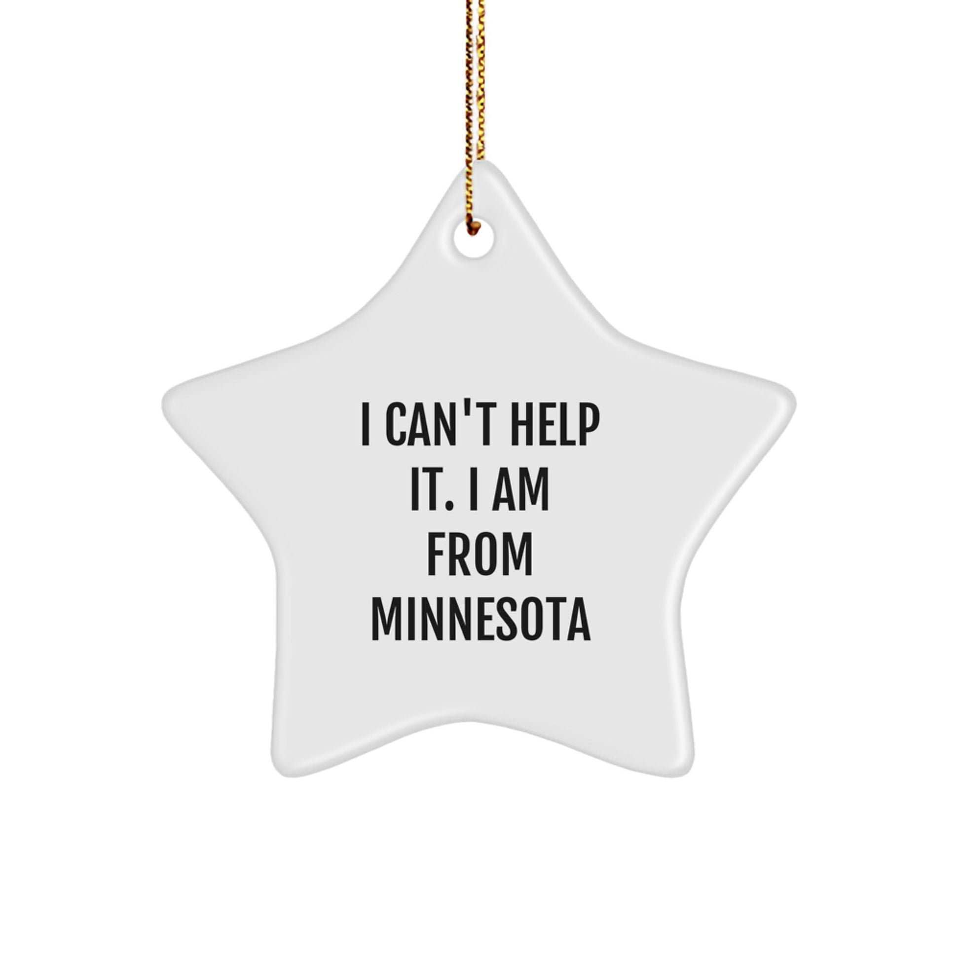 Minnesota Star Ornament Funny Quote Gifts from Friends and Family for Christmas - The Buy Boom