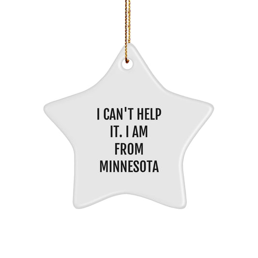 Minnesota Star Ornament Funny Quote Gifts from Friends and Family for Christmas - The Buy Boom