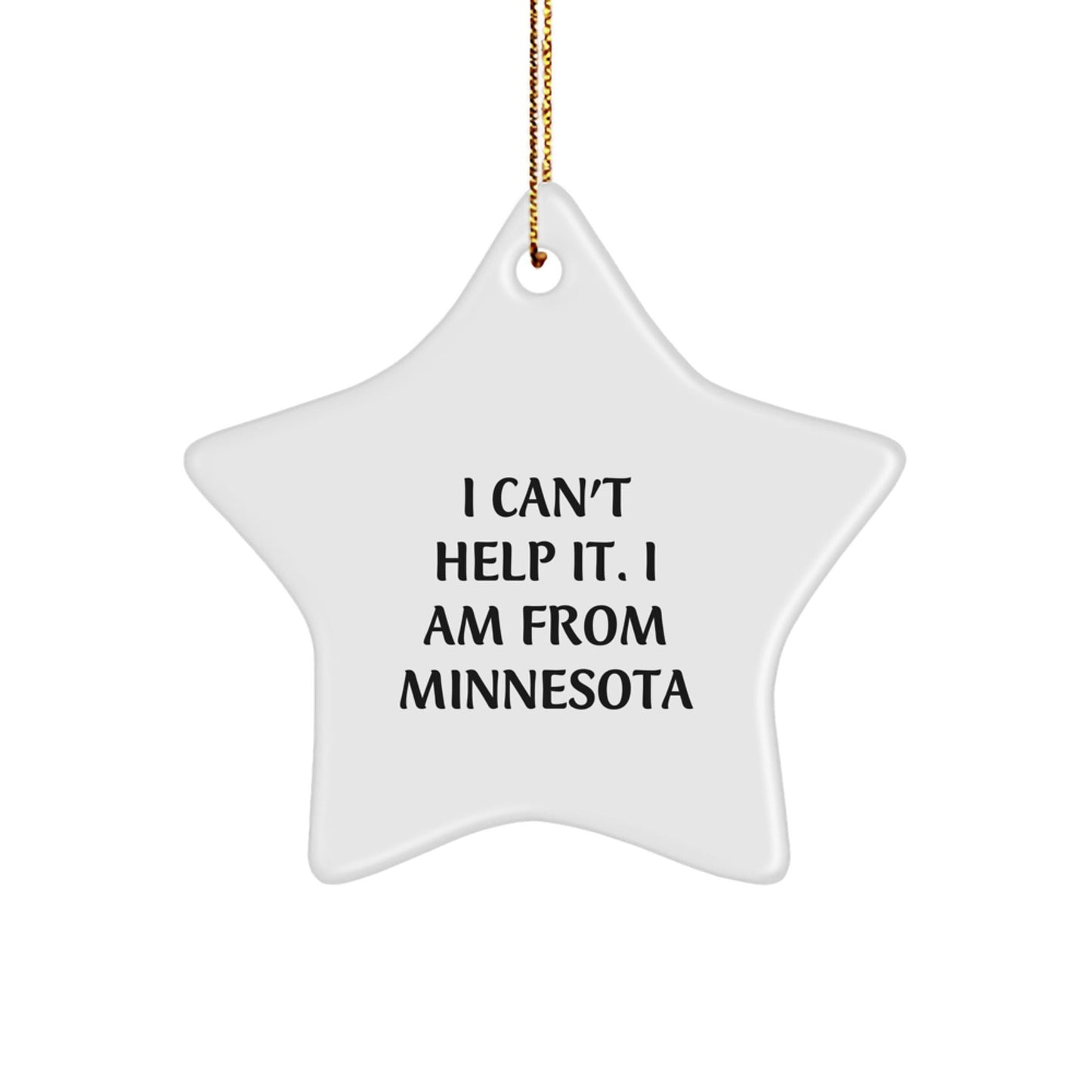 Minnesota Star Ornament Funny Quote Gifts from Friends for Family Members - The Buy Boom