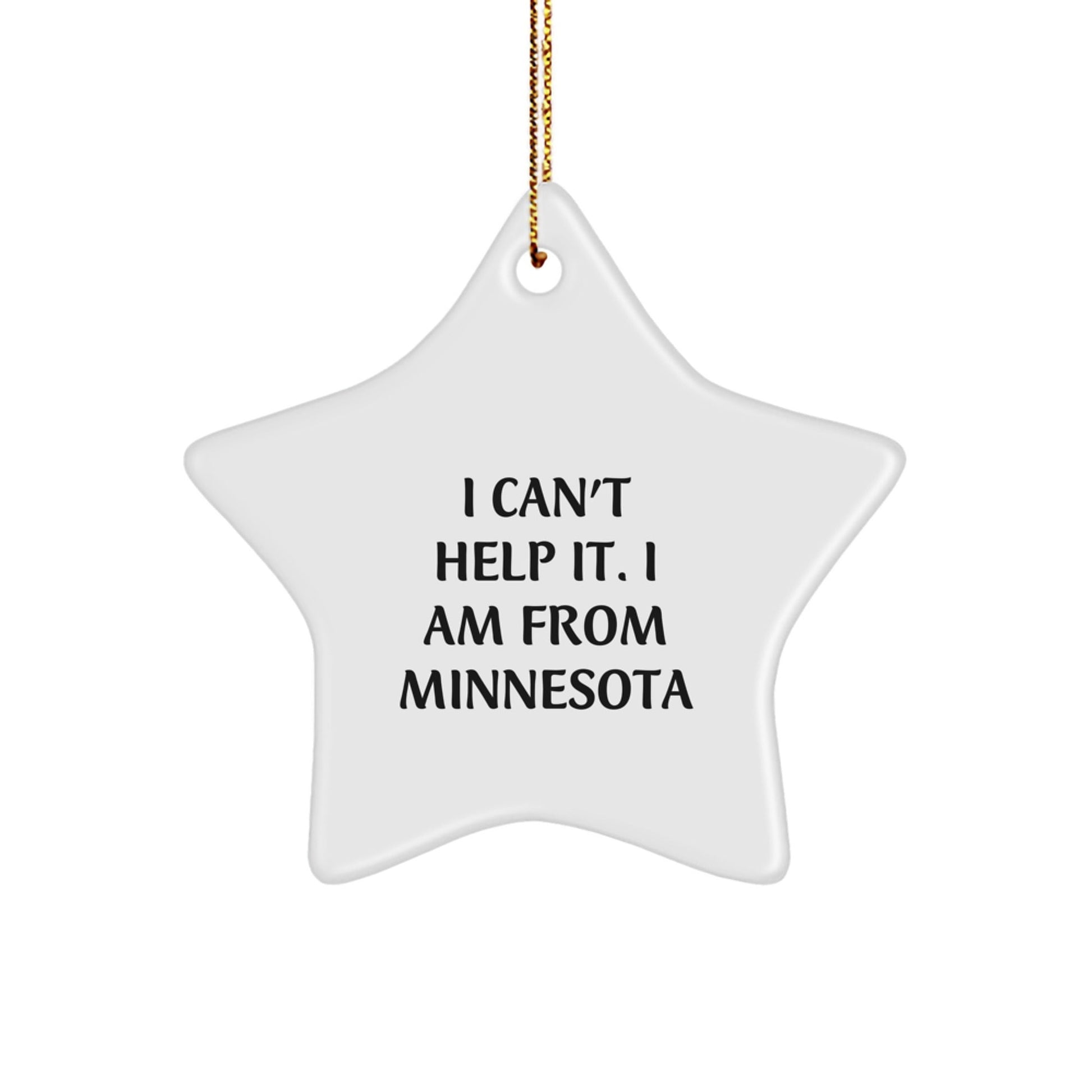Minnesota Star Ornament Funny Quote Gifts from Friends for Family Members - The Buy Boom