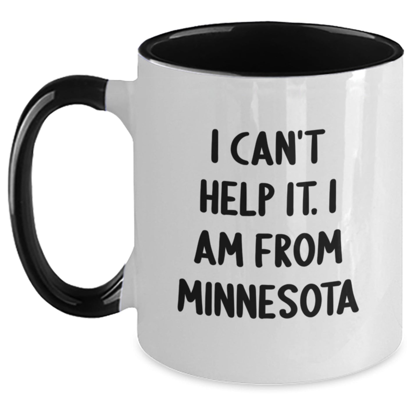 Minnesota Two Tone Coffee Mugs with Funny Quote I'm from Minnesota Gifts for Friends and Family Christmas Unique Gifts - The Buy Boom