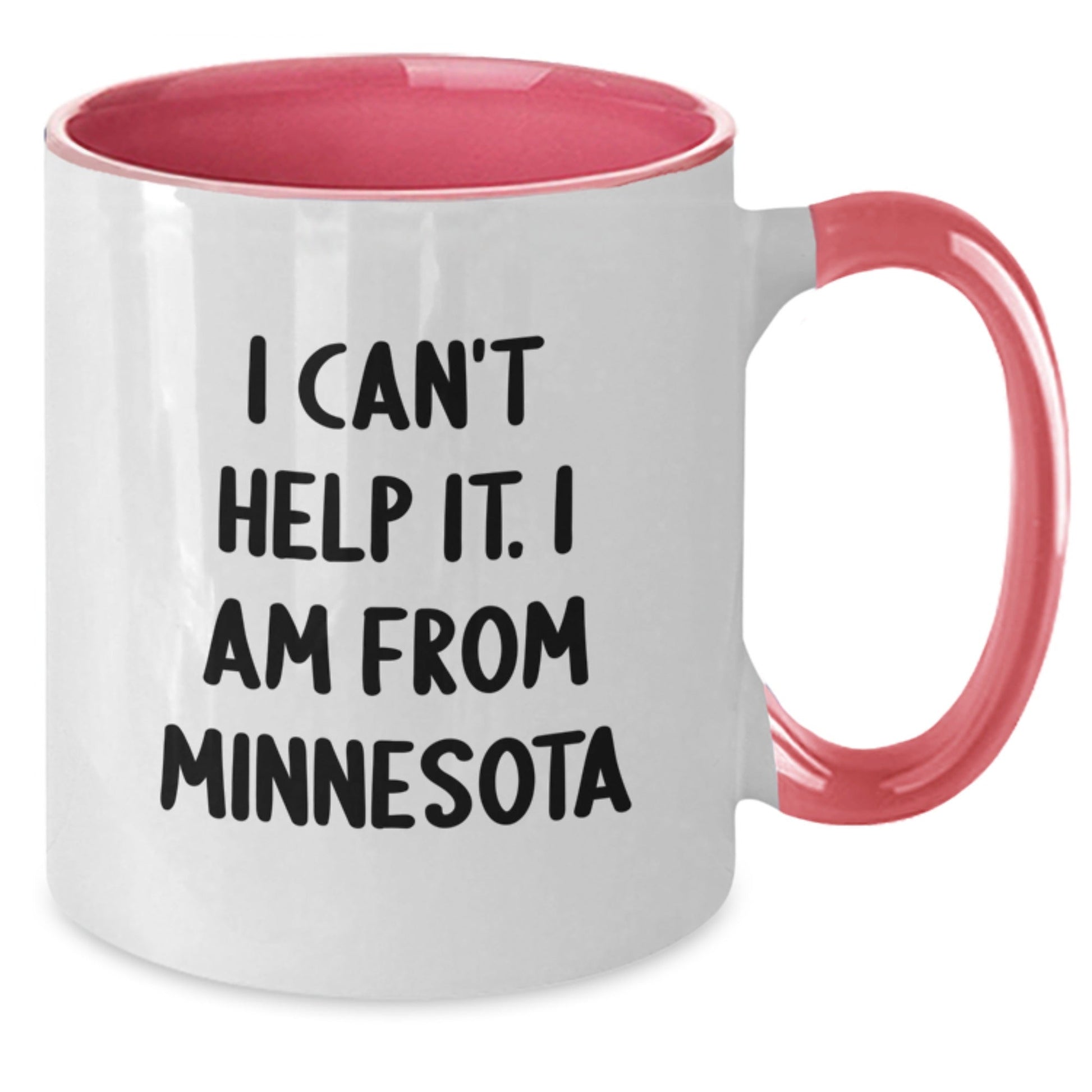 Minnesota Two Tone Coffee Mugs with Funny Quote I'm from Minnesota Gifts for Friends and Family Christmas Unique Gifts - The Buy Boom