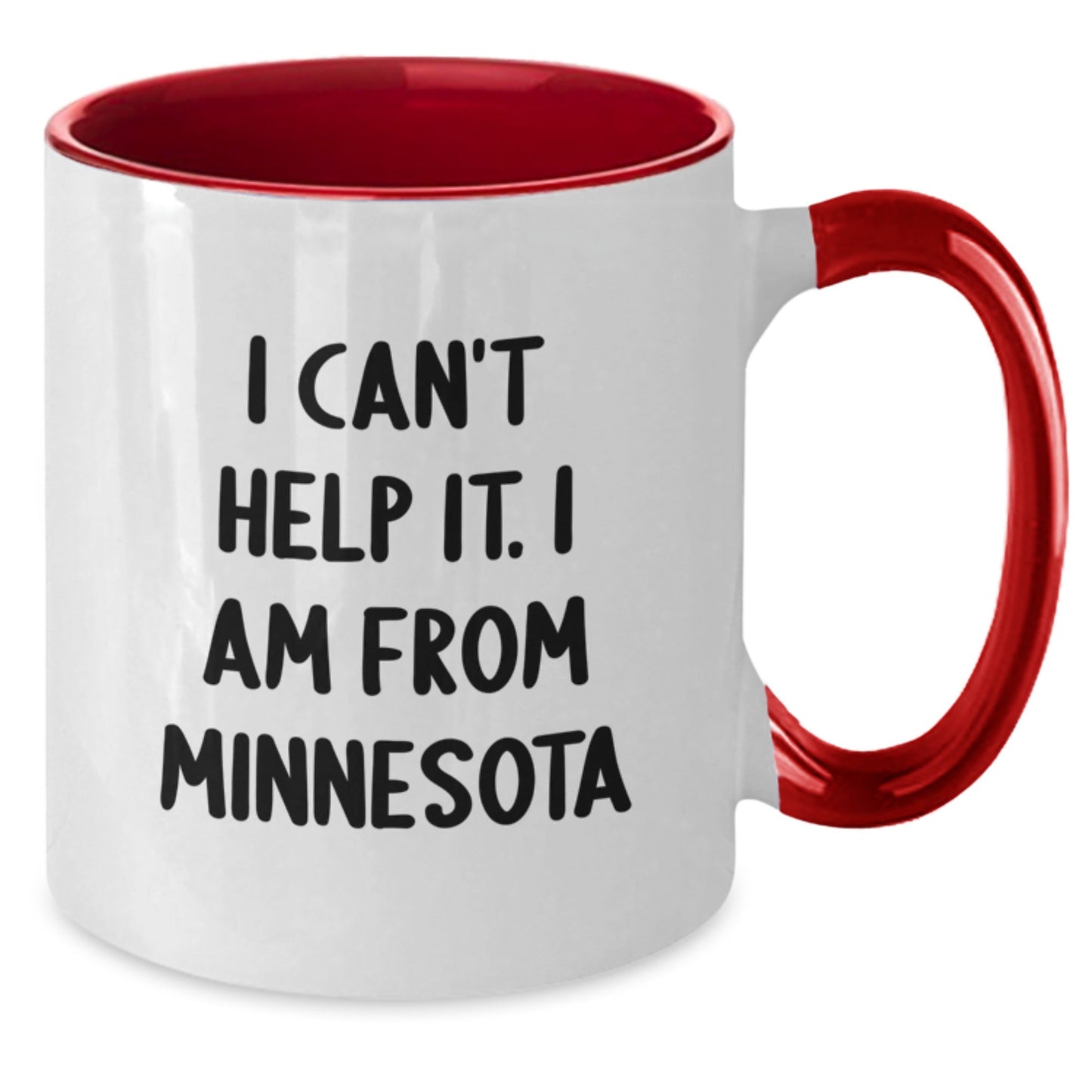Minnesota Two Tone Coffee Mugs with Funny Quote I'm from Minnesota Gifts for Friends and Family Christmas Unique Gifts - The Buy Boom
