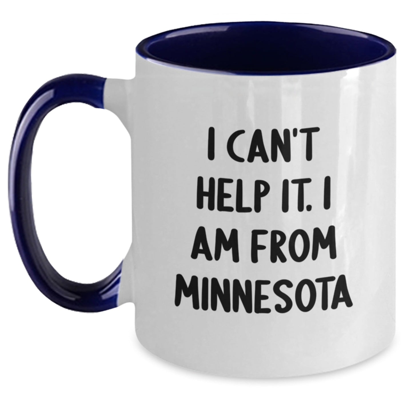 Minnesota Two Tone Coffee Mugs with Funny Quote I'm from Minnesota Gifts for Friends and Family Christmas Unique Gifts - The Buy Boom