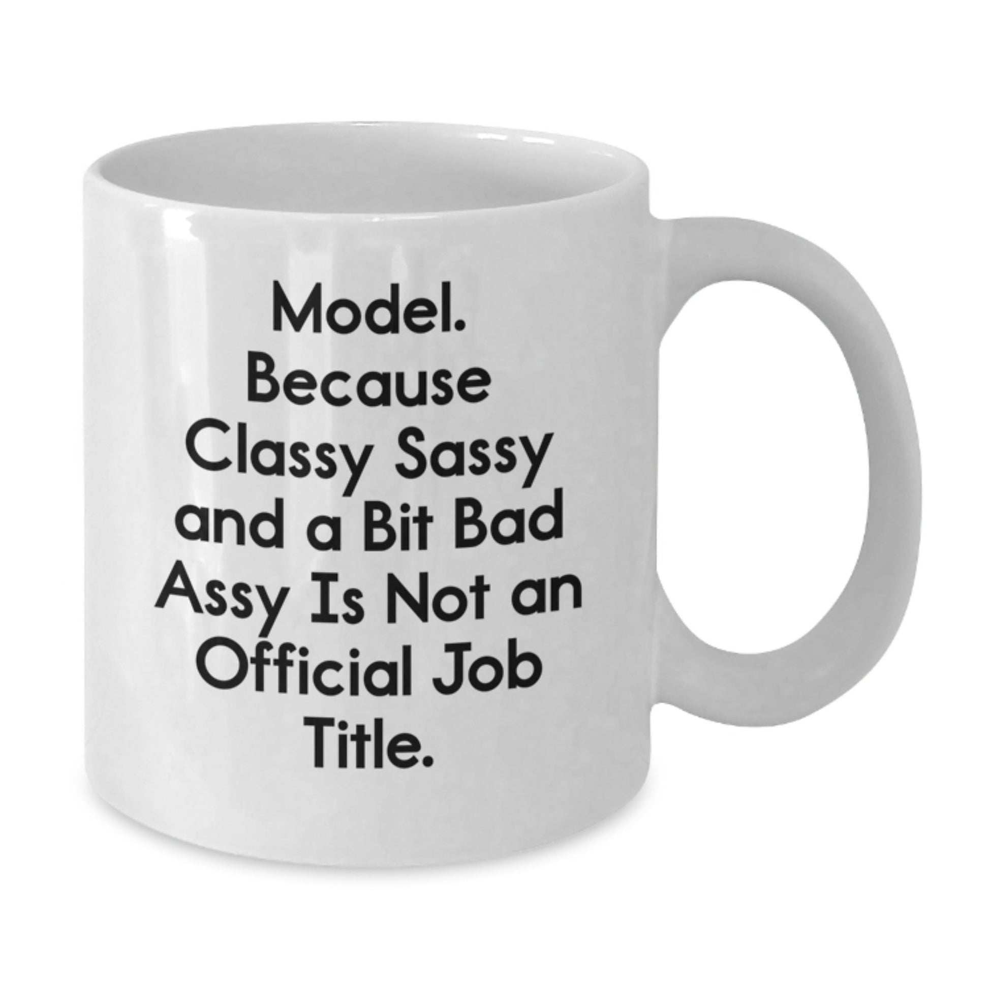 Model Gifts from Friends, White Coffee Mug with Funny Quote, Christmas Unique Gifts for Men, Women, Family - The Buy Boom