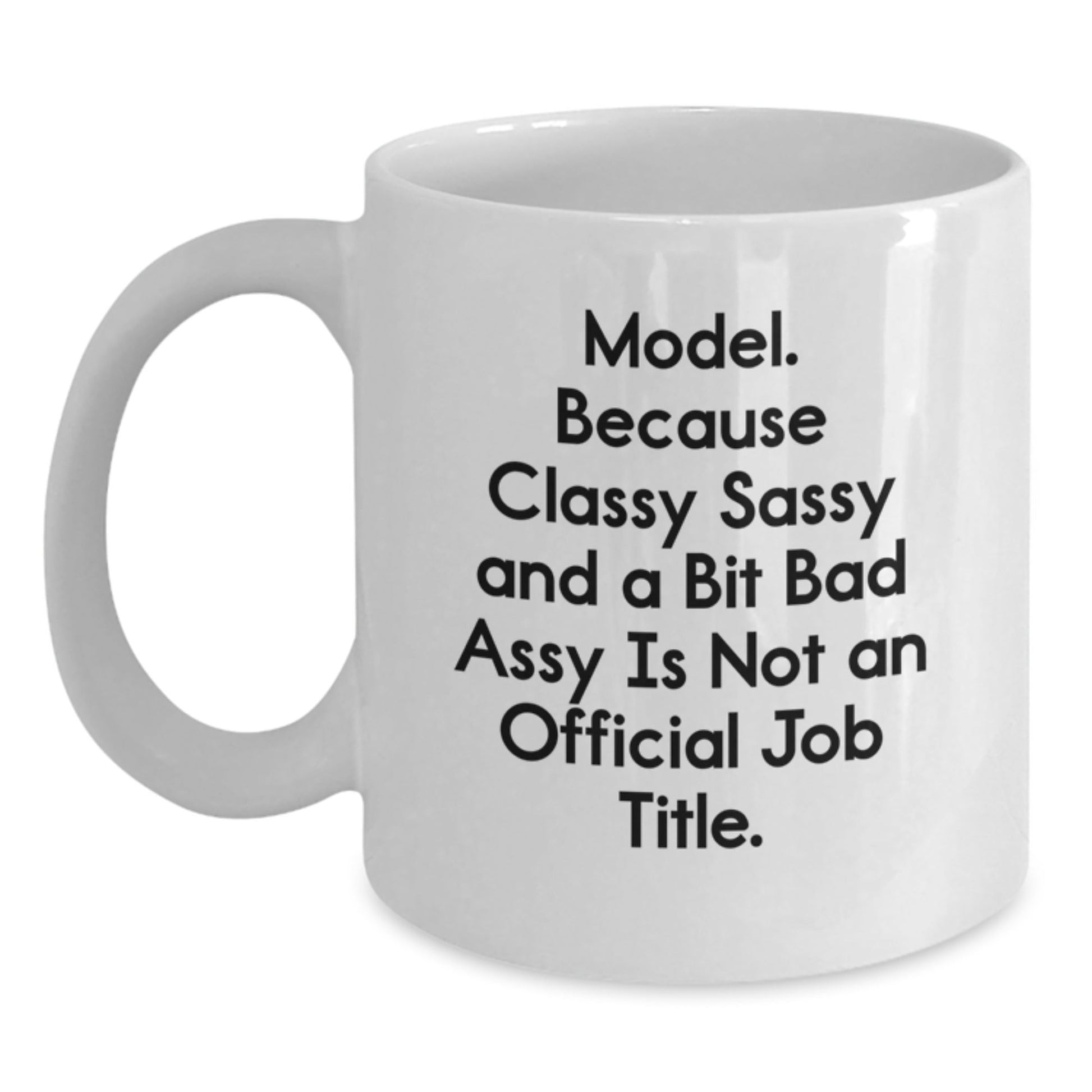 Model Gifts from Friends, White Coffee Mug with Funny Quote, Christmas Unique Gifts for Men, Women, Family - The Buy Boom