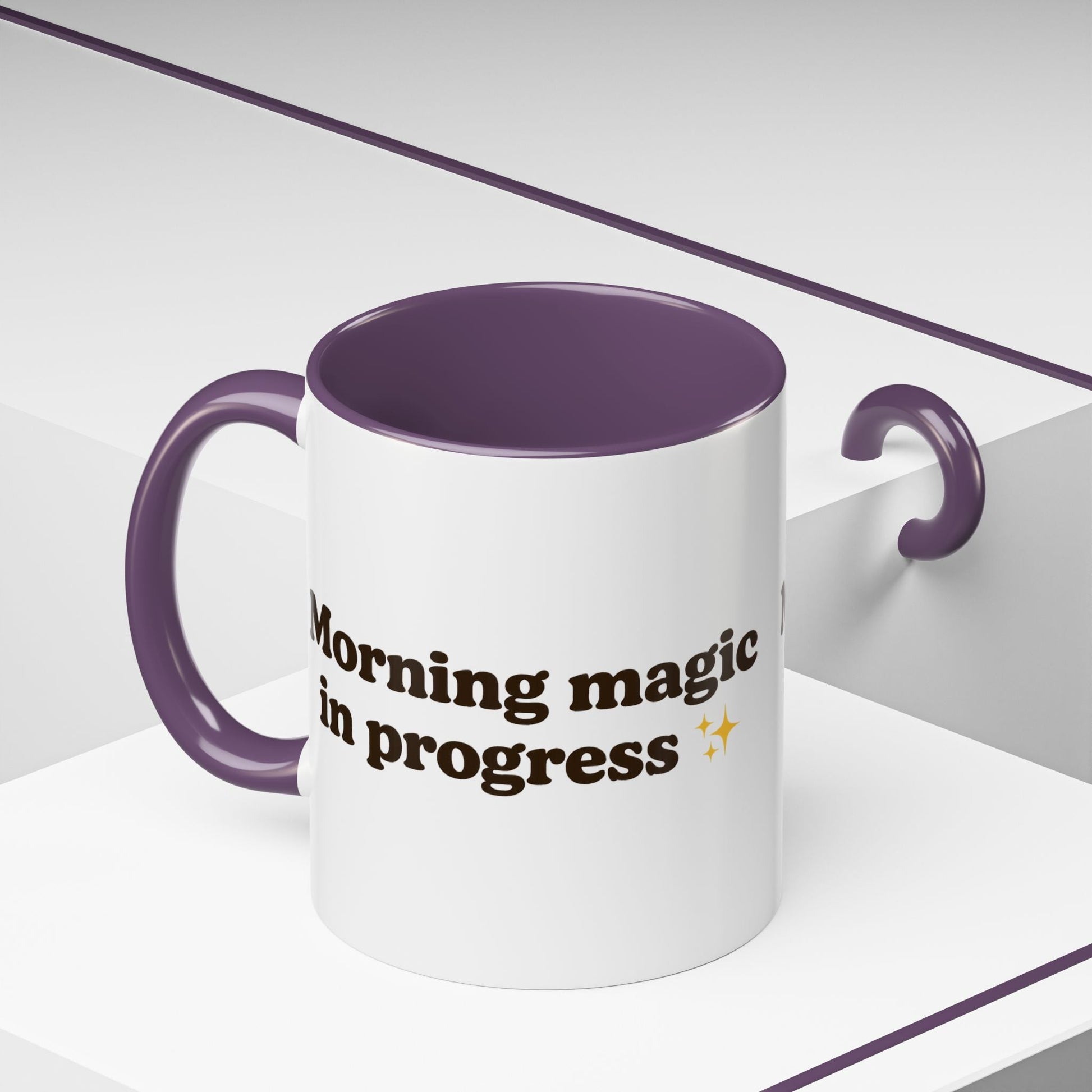 Morning Magic in Progress Coffee Mug – 11oz & 15oz Gift for Coffee Lovers - The Buy Boom