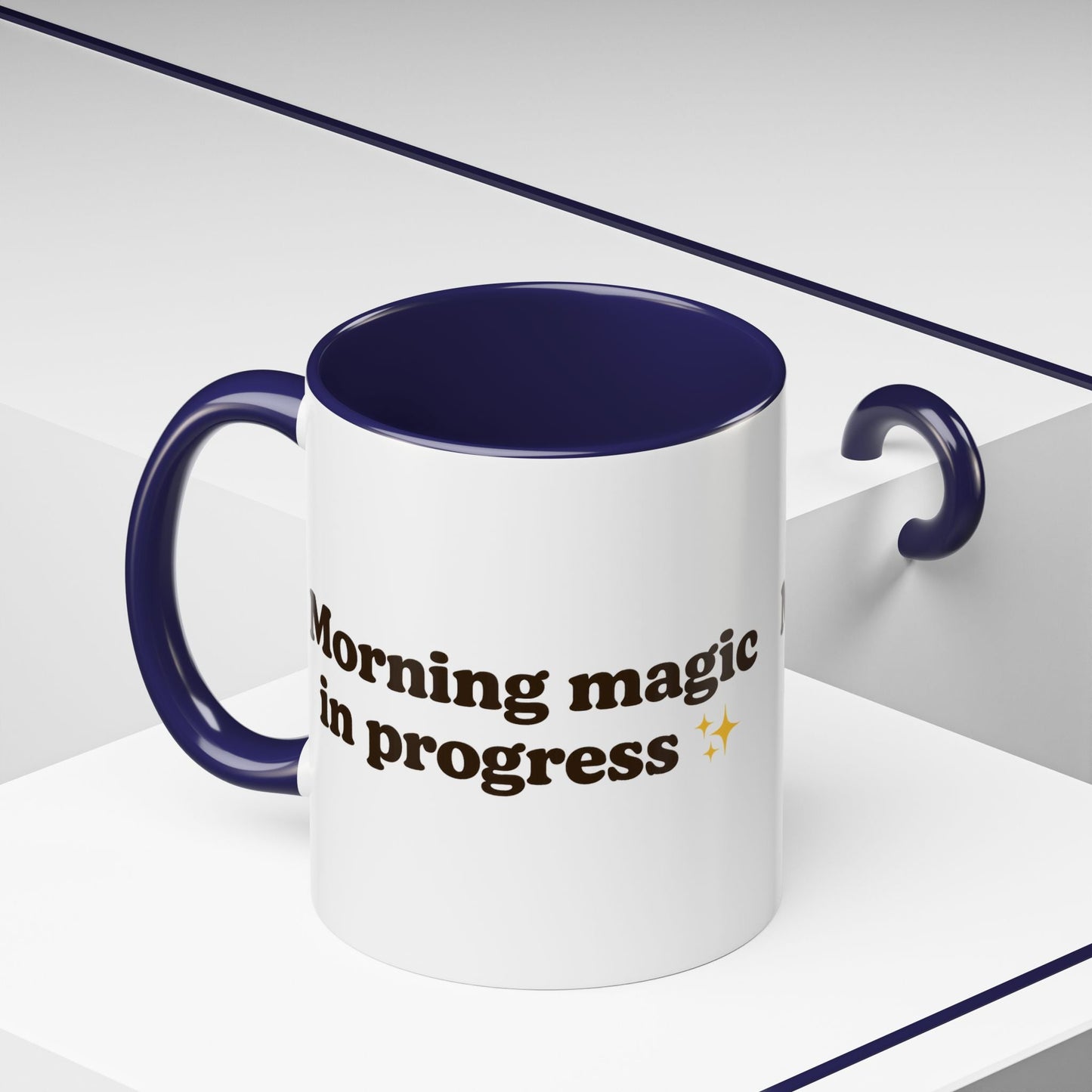 Morning Magic in Progress Coffee Mug – 11oz & 15oz Gift for Coffee Lovers - The Buy Boom