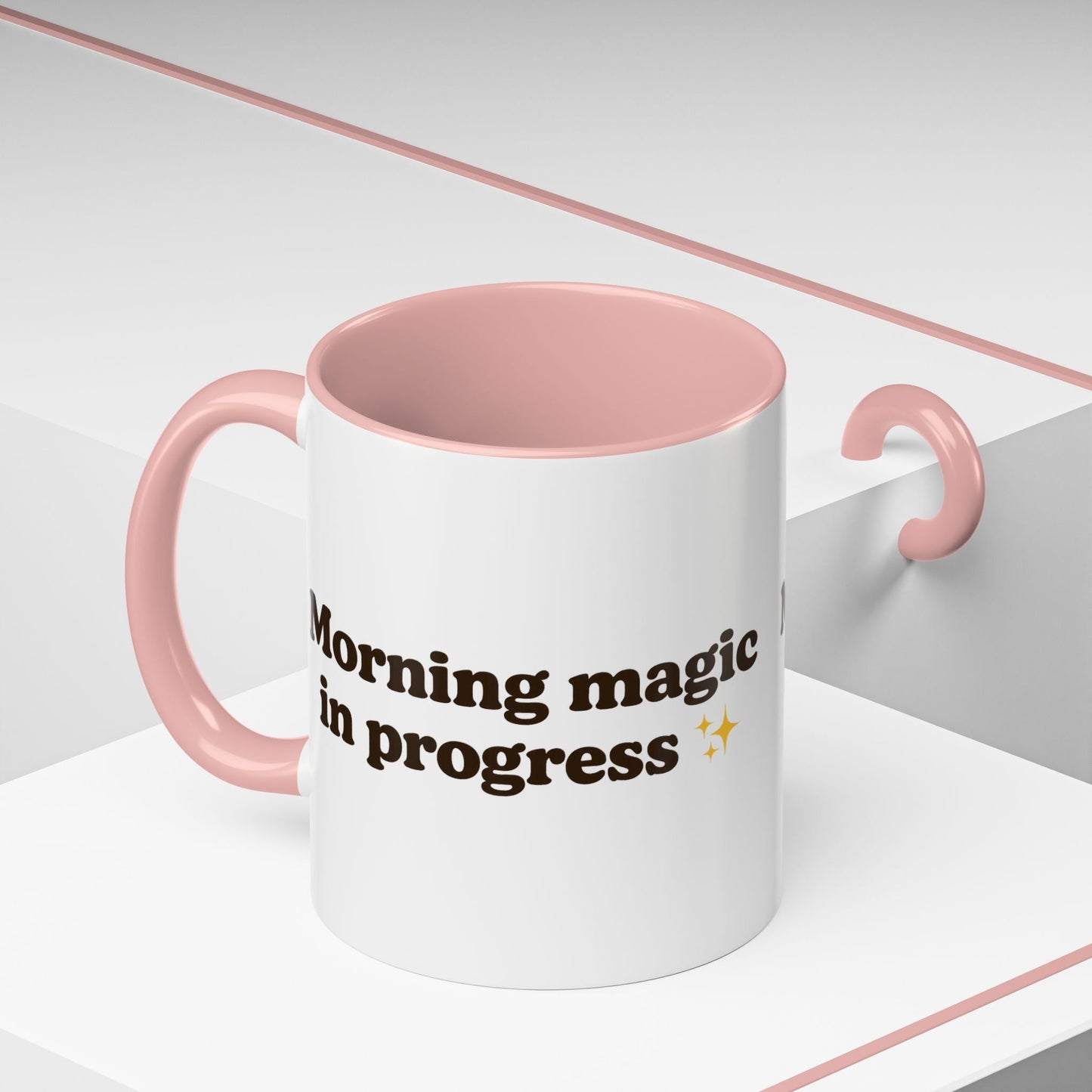 Morning Magic in Progress Coffee Mug – 11oz & 15oz Gift for Coffee Lovers - The Buy Boom