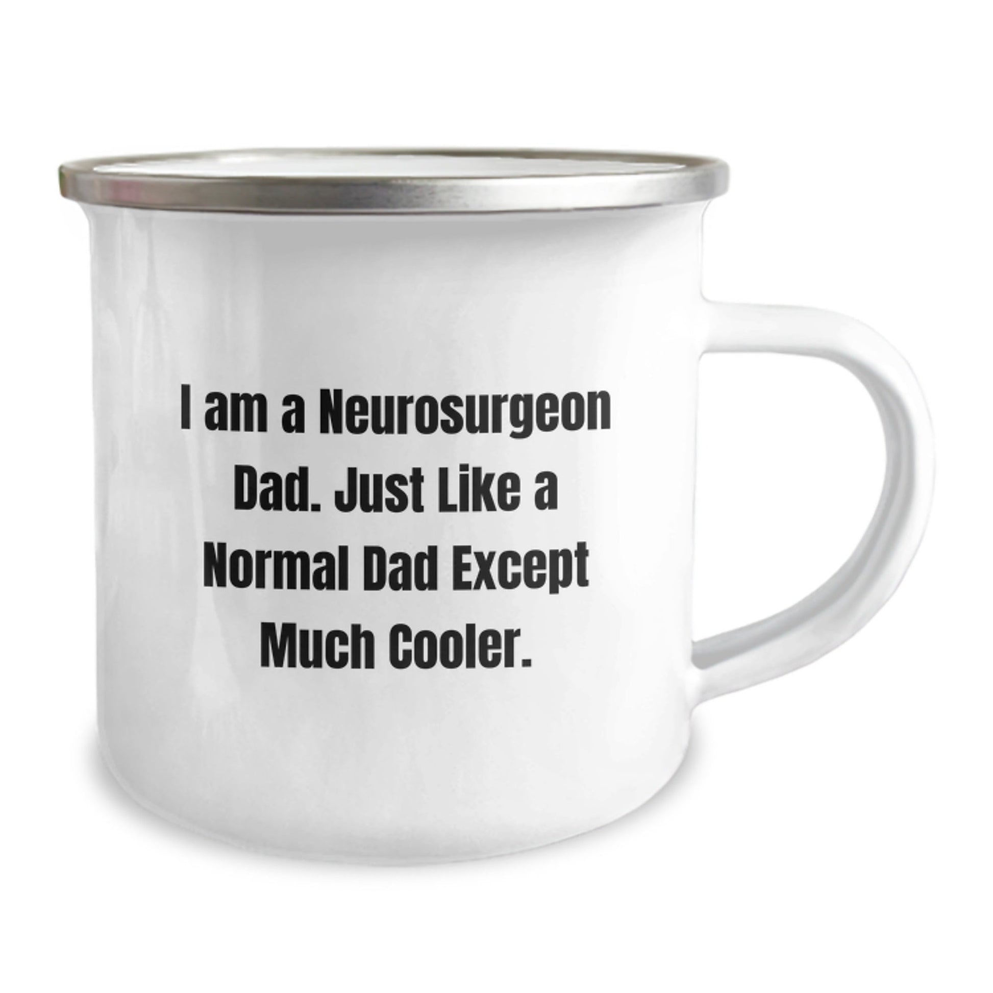 Neurosurgeon Dad's Camping Adventure, Funny Gifts from Men for Neurosurgeon Graduates, Unique Camping Mug for the Cool Dad - The Buy Boom