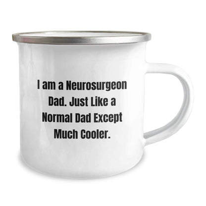 Neurosurgeon Dad's Camping Adventure, Funny Gifts from Men for Neurosurgeon Graduates, Unique Camping Mug for the Cool Dad - The Buy Boom