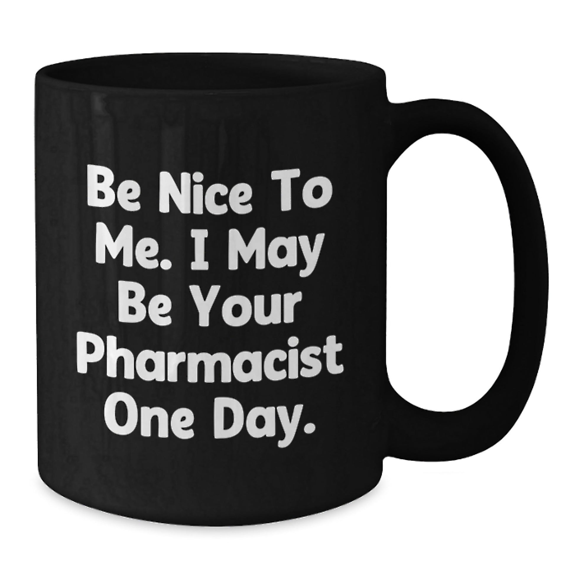 Nice to Meet You, Future Pharmacist Gifts from Family, Black Coffee Mug for Graduation - The Buy Boom