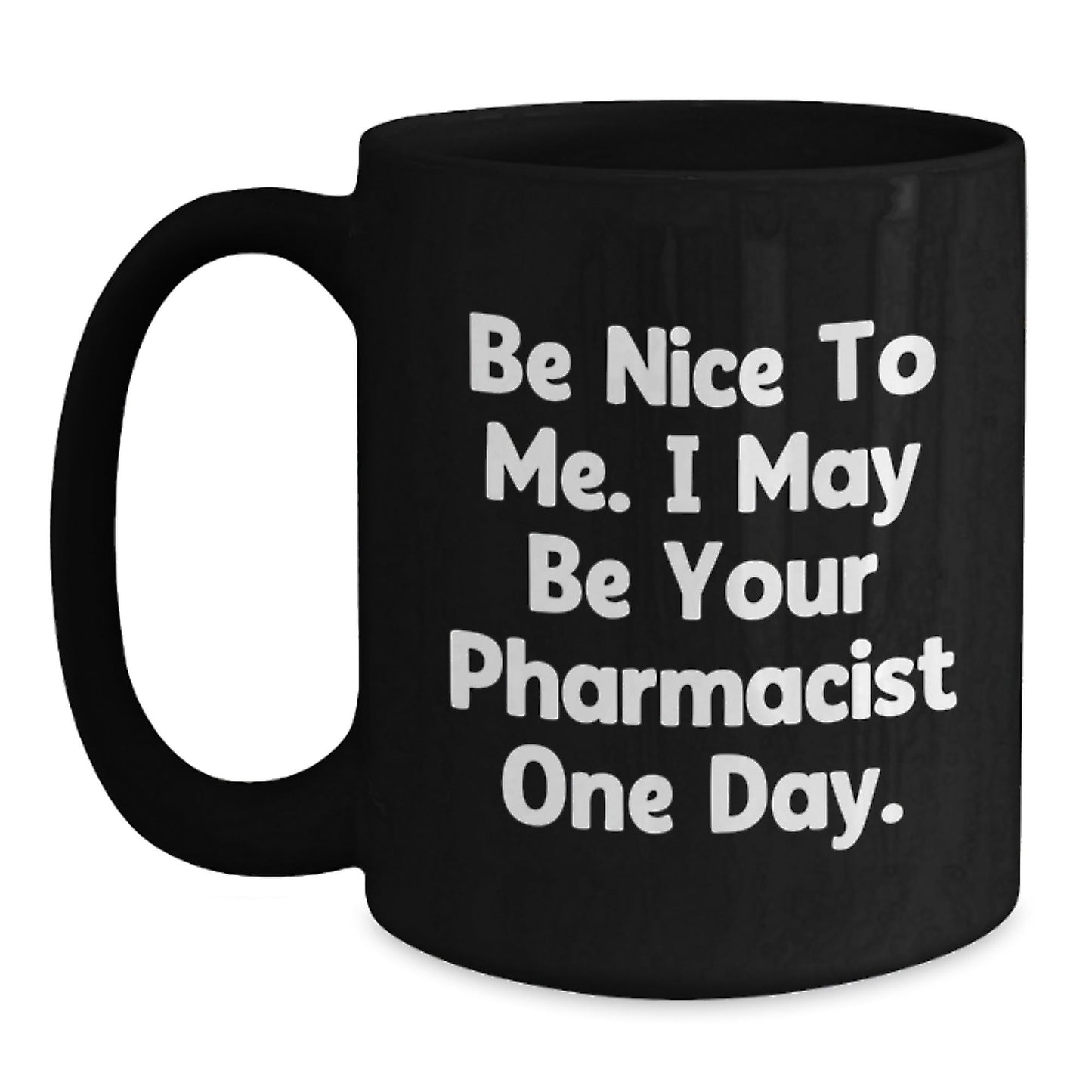 Nice to Meet You, Future Pharmacist Gifts from Family, Black Coffee Mug for Graduation - The Buy Boom