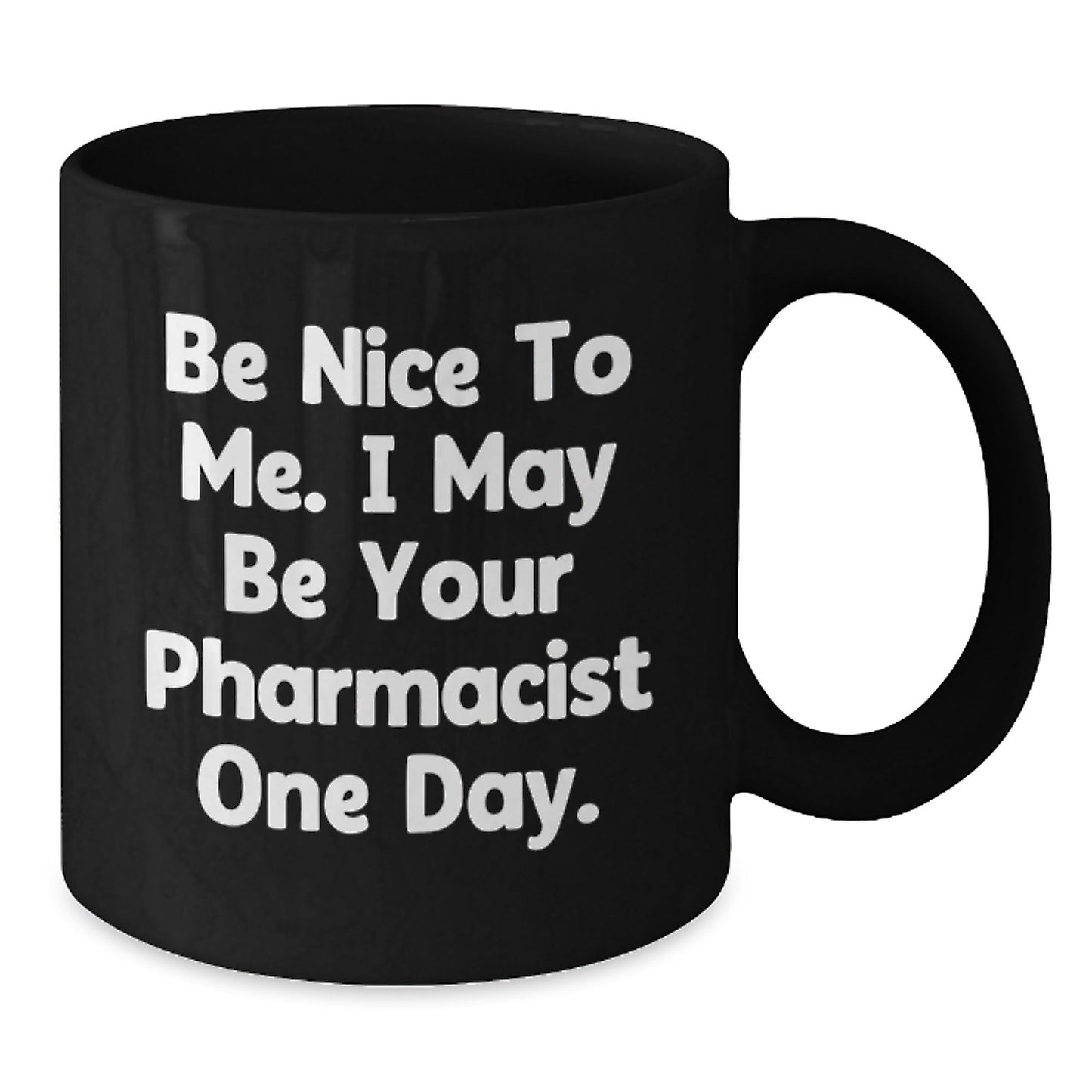 Nice to Meet You, Future Pharmacist Gifts from Family, Black Coffee Mug for Graduation - The Buy Boom