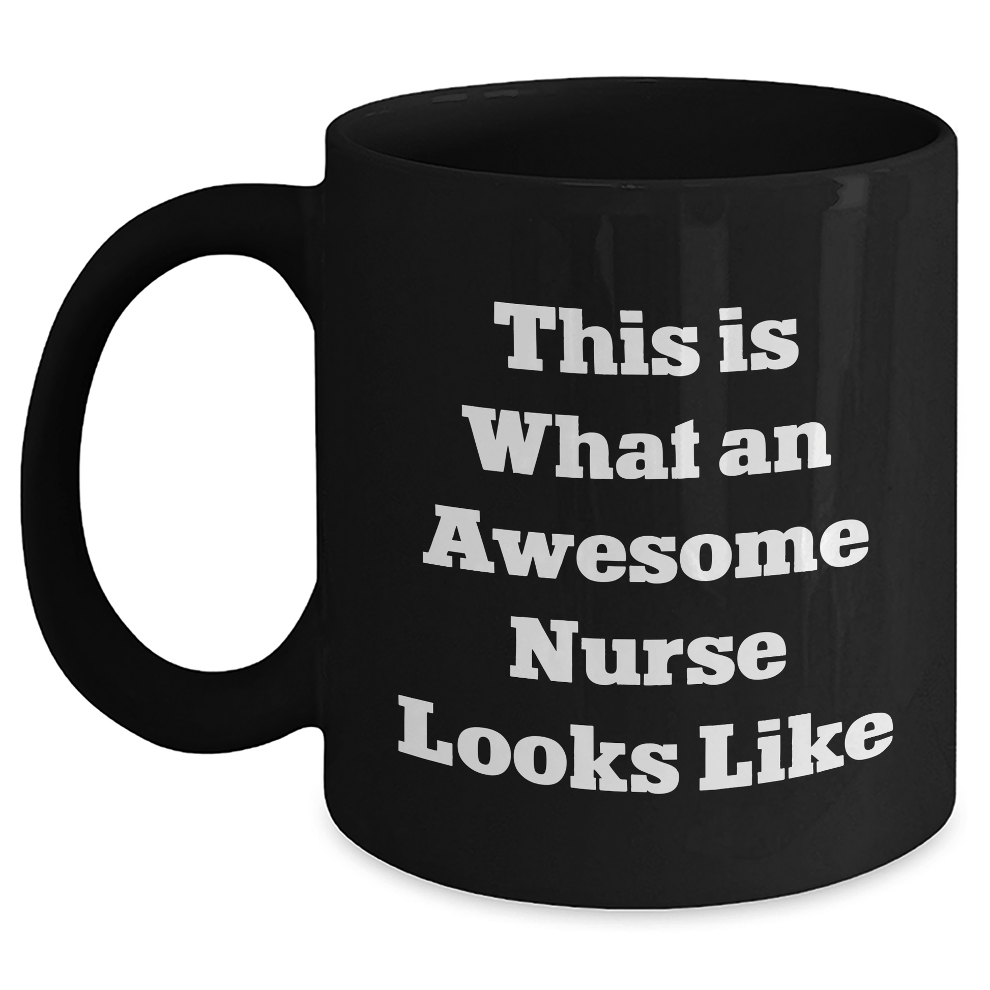 Nurse Gifts for Men, Funny Quote Black Coffee Mug, Father's Day Unique Gifts from Friends, 'This Is What An Awesome Nurse Looks Like' - The Buy Boom