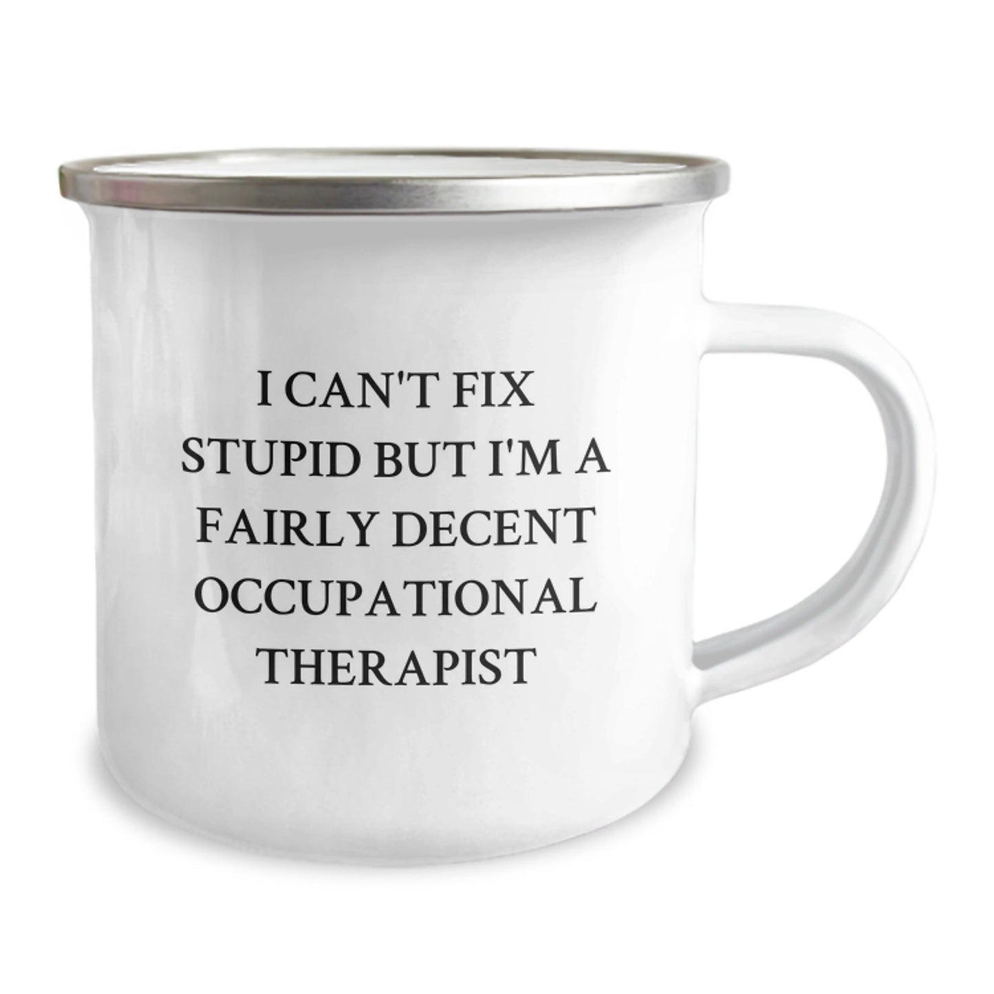 Occupational Therapist Camping Mug - Funny Christmas Unique Gifts from Friends for Men Women Family - The Buy Boom