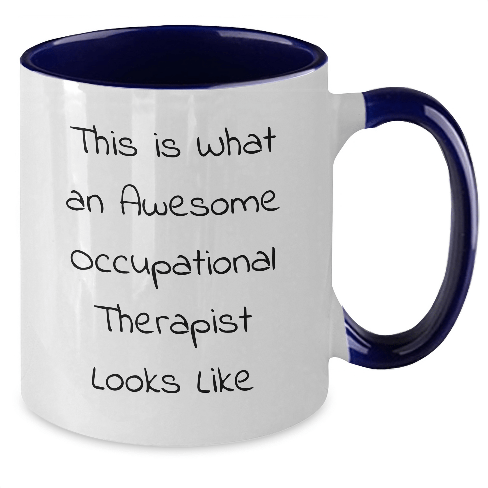 Occupational Therapist Gifts from Men - This Is What An Awesome Occupational Therapist Looks Like Two Tone Coffee Mug for Father's Day Unique Gifts - The Buy Boom