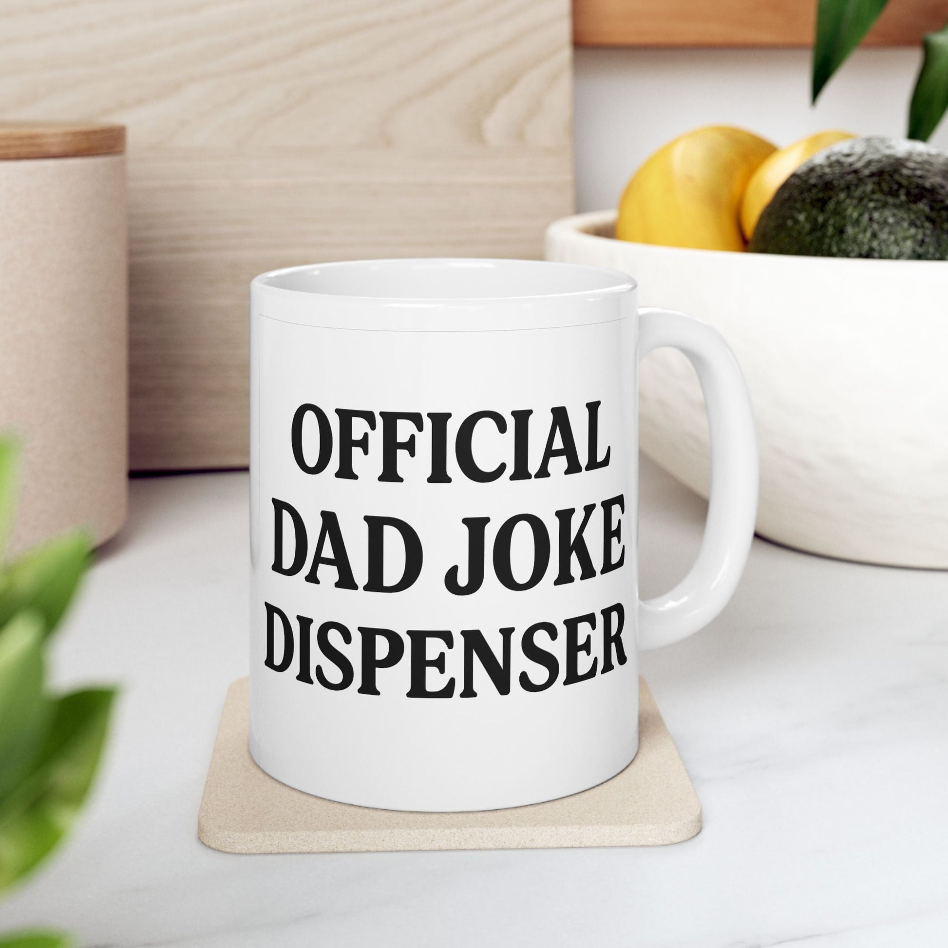 Official Dad Joke Dispenser Ceramic Mug - Perfect Gift for Father's Day - The Buy Boom