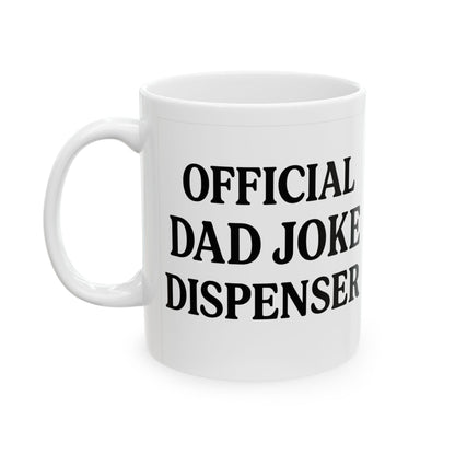Official Dad Joke Dispenser Ceramic Mug - Perfect Gift for Father's Day - The Buy Boom