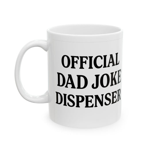 Official Dad Joke Dispenser Ceramic Mug - Perfect Gift for Father's Day - The Buy Boom