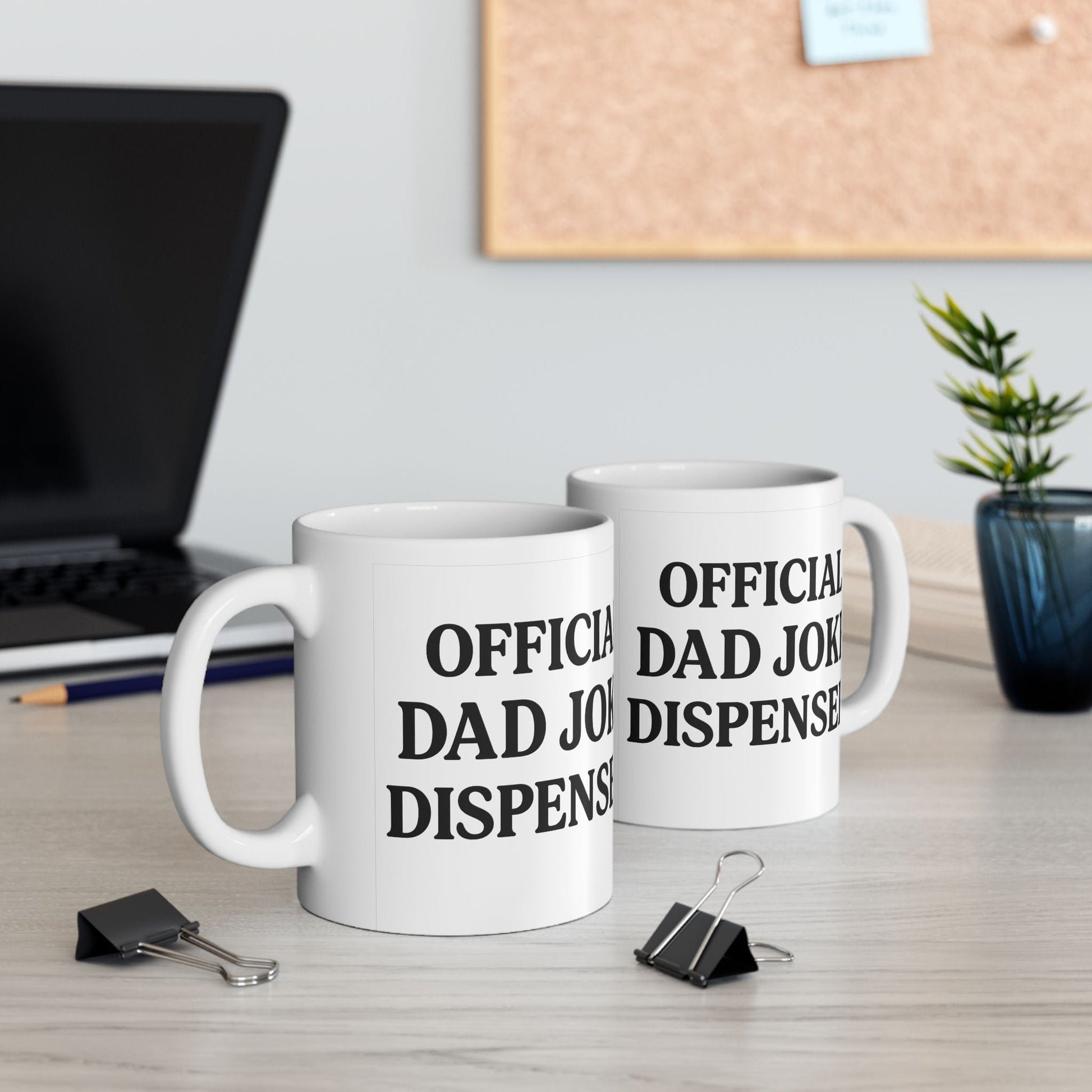 Official Dad Joke Dispenser Ceramic Mug - Perfect Gift for Father's Day - The Buy Boom