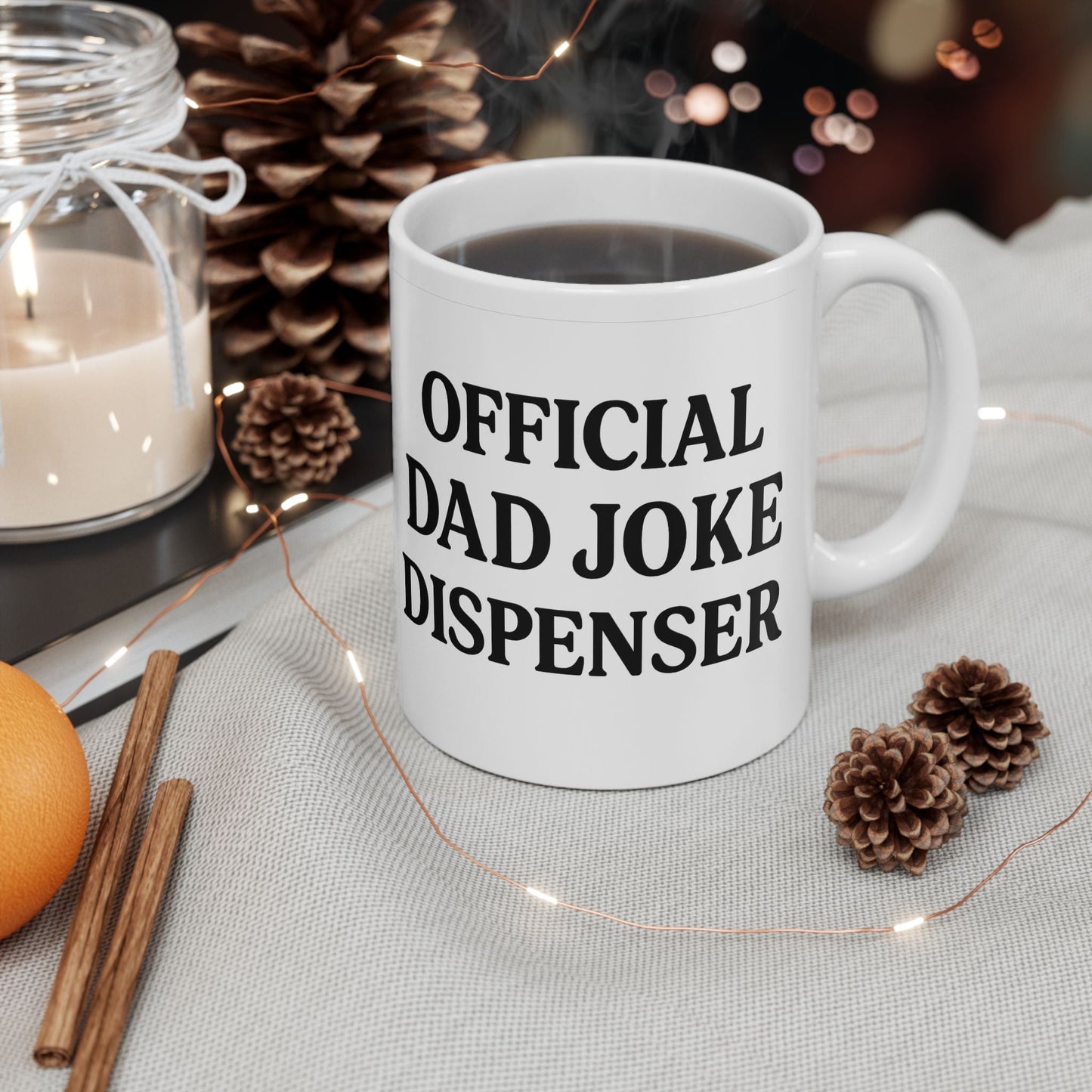 Official Dad Joke Dispenser Ceramic Mug - Perfect Gift for Father's Day - The Buy Boom