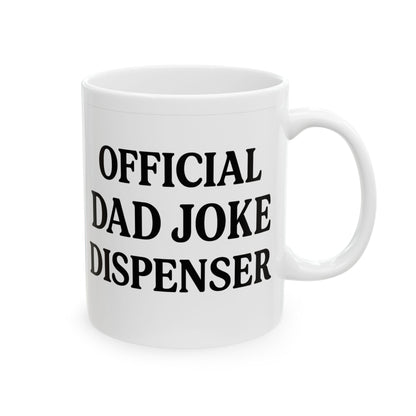 Official Dad Joke Dispenser Ceramic Mug - Perfect Gift for Father's Day - The Buy Boom