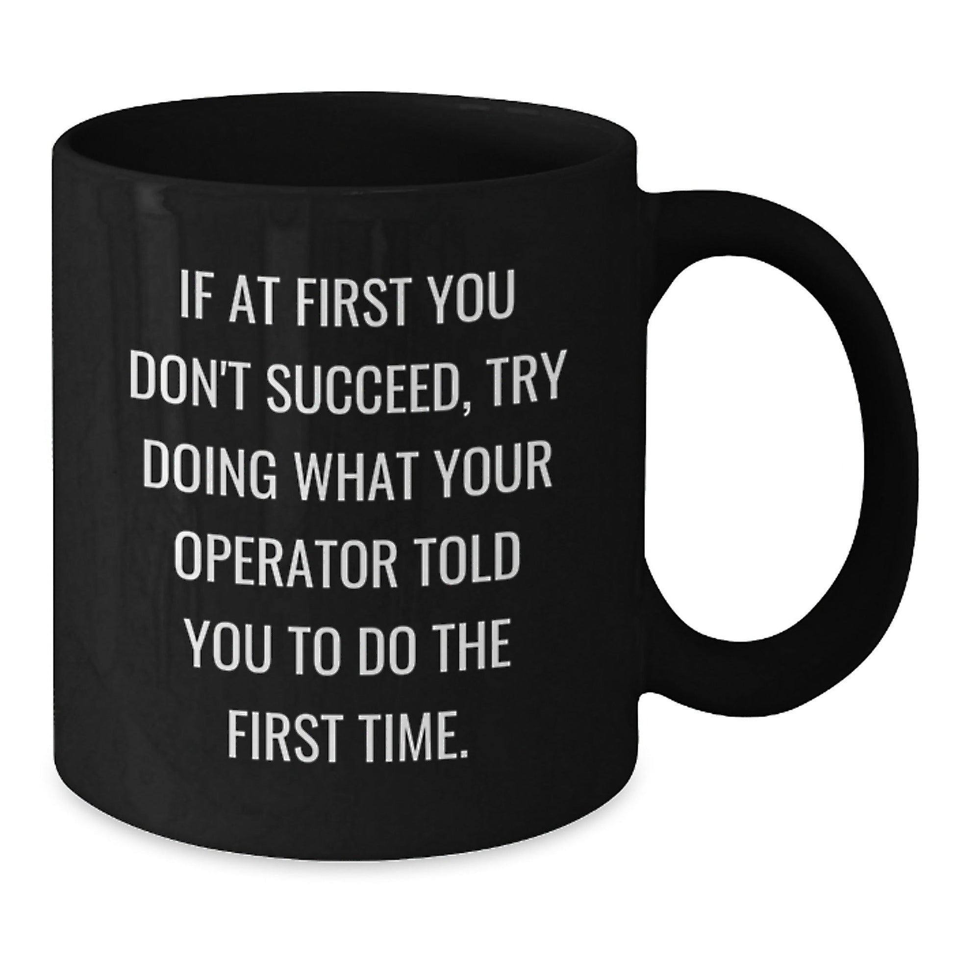 Operator Funny Black Coffee Mug Gifts for Operator from Friends, Graduation Unique Gifts - The Buy Boom