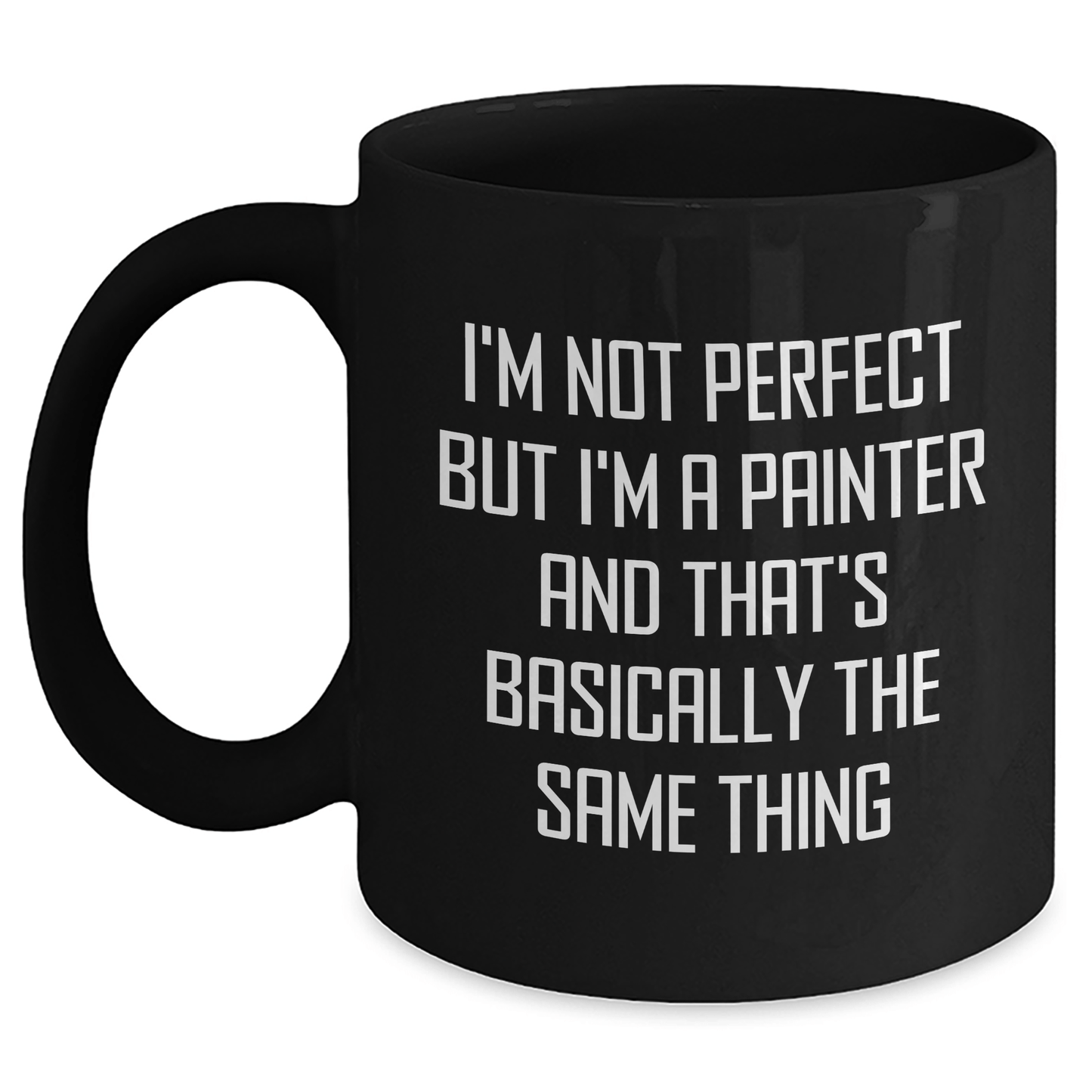 Painter Gifts, Funny Artistic Humor Black Coffee Mug, Gifts from Men to Painter Dad on Father's Day, Perfect Unique Gift for Him - The Buy Boom