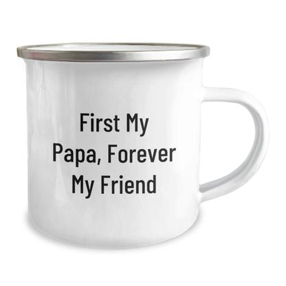 Papa Camping Mug - Funny Quote Gift for Papa on Christmas, Gifts from Family to Papa, Papa Enthusiast Mug - The Buy Boom