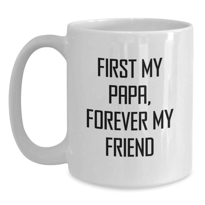 Papa Gift Ideas - Funny Quote White Coffee Mugs for Papa, Papa White Mug, Best Papa Gifts for Men, Papa White Coffee Mug, Gifts from Family, Gifts for Papa - The Buy Boom