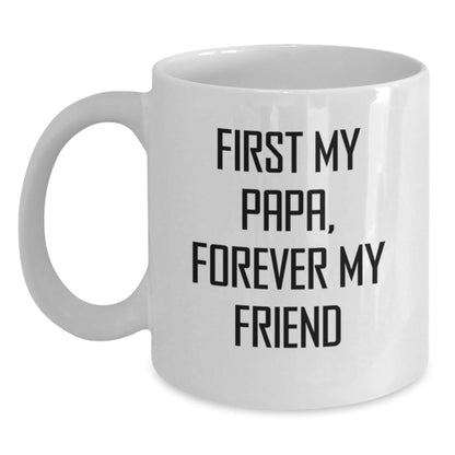 Papa Gift Ideas - Funny Quote White Coffee Mugs for Papa, Papa White Mug, Best Papa Gifts for Men, Papa White Coffee Mug, Gifts from Family, Gifts for Papa - The Buy Boom