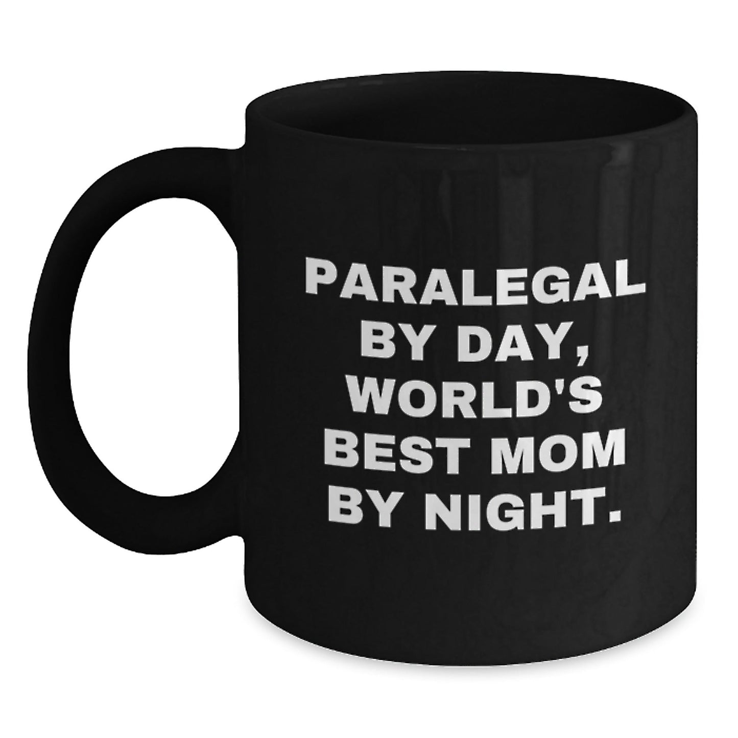 Paralegal Gifts, Funny Mugs for Men and Women, Black Coffee Mug, 'Paralegal By Day, World's Best Mom By Night.' Graduation Unique Gifts from Mom, for Paralegal Friends and Coworkers - The Buy Boom