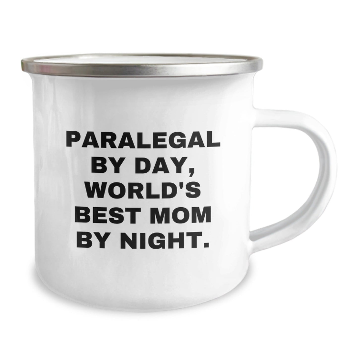 Paralegal Gifts, Funny Quote, Camping Mug, 12 oz Stainless Steel, Graduation Unique Gifts from Mom to Paralegal - The Buy Boom