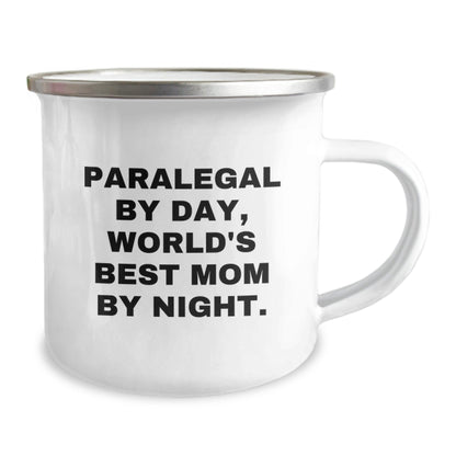 Paralegal Gifts, Funny Quote, Camping Mug, 12 oz Stainless Steel, Graduation Unique Gifts from Mom to Paralegal - The Buy Boom