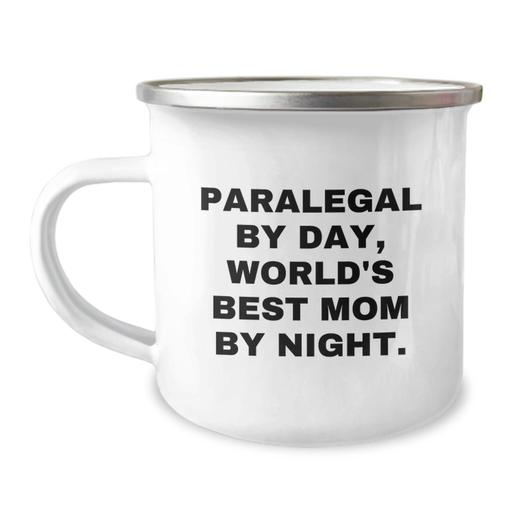 Paralegal Gifts, Funny Quote, Camping Mug, 12 oz Stainless Steel, Graduation Unique Gifts from Mom to Paralegal - The Buy Boom