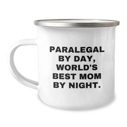 Paralegal Gifts, Funny Quote, Camping Mug, 12 oz Stainless Steel, Graduation Unique Gifts from Mom to Paralegal - The Buy Boom