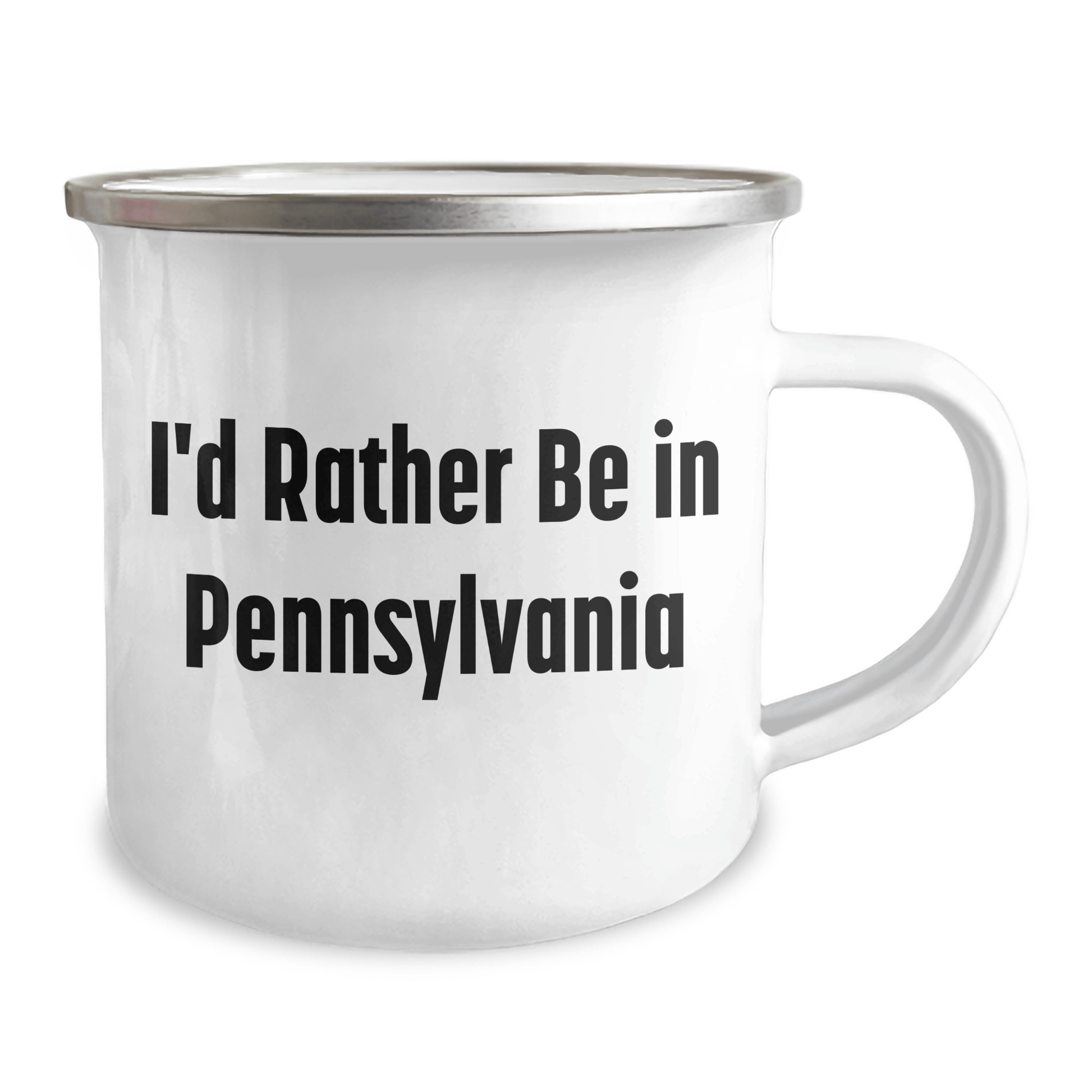Pennsylvania Camping Mug 'I'd Rather Be In Pennsylvania' Funny Quote Gifts from Men to Family - The Buy Boom