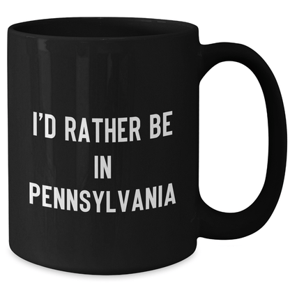 Pennsylvania Lovers Will Adore This Funny Black Coffee Mug, Gifts from Friends and Family, Perfect for Father's Day - The Buy Boom