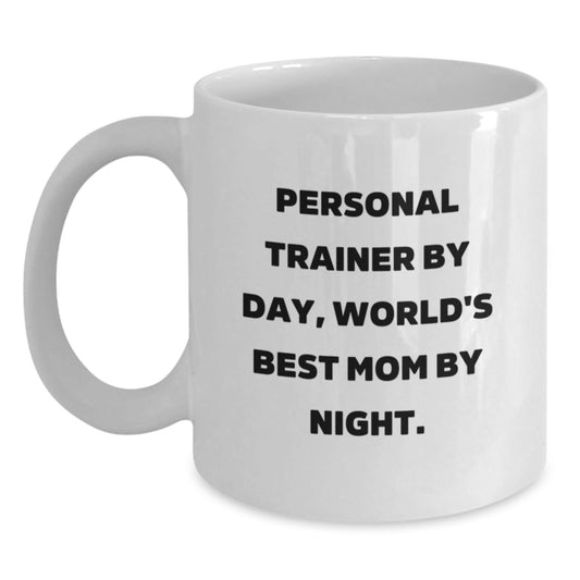 Personal Trainer White Coffee Mug Funny Quote Gifts from Mom to Personal Trainer for Graduation - The Buy Boom